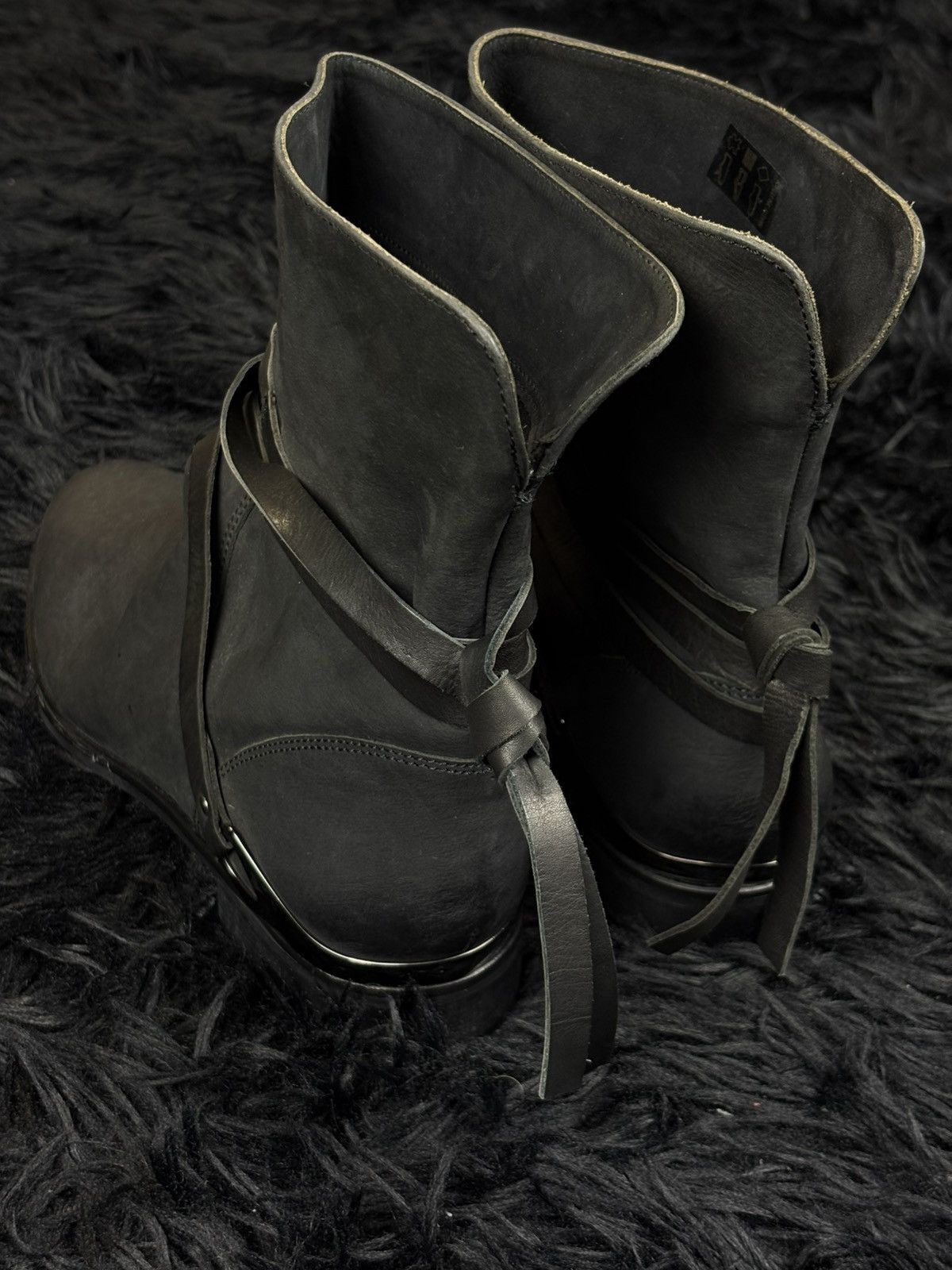 Hedi Slimane Hedi Slimane Style Avant Garde Archive Ankle Leather Boots Size US 7 / EU 40 - 7 Thumbnail