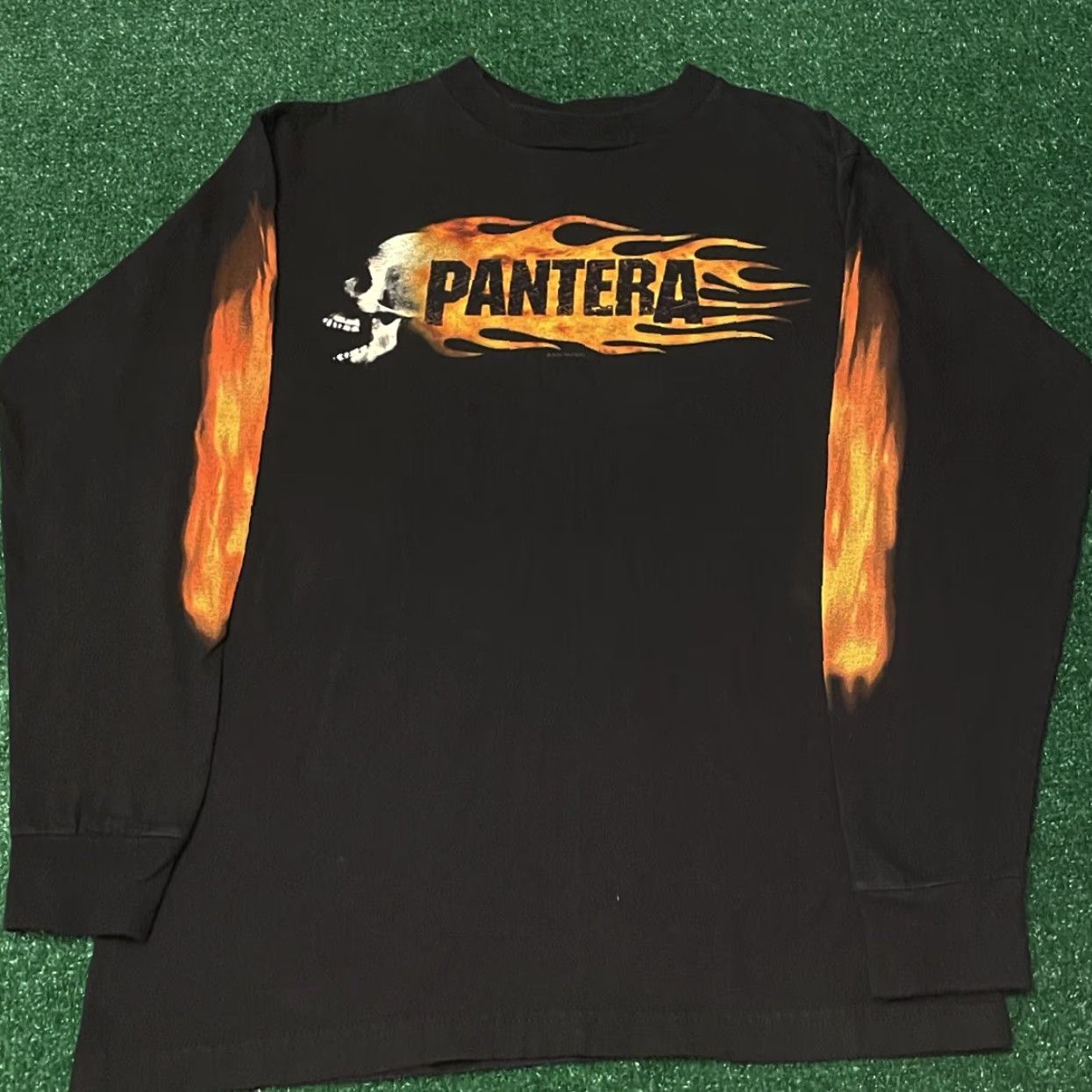 Vintage VINTAGE Pantera Band Tee Winterland 2000 VTG Shirt Mens Size M Long Sleeve Flame 90s Rock Black Mens Size US M / EU 48-50 / 2 - 3 Thumbnail