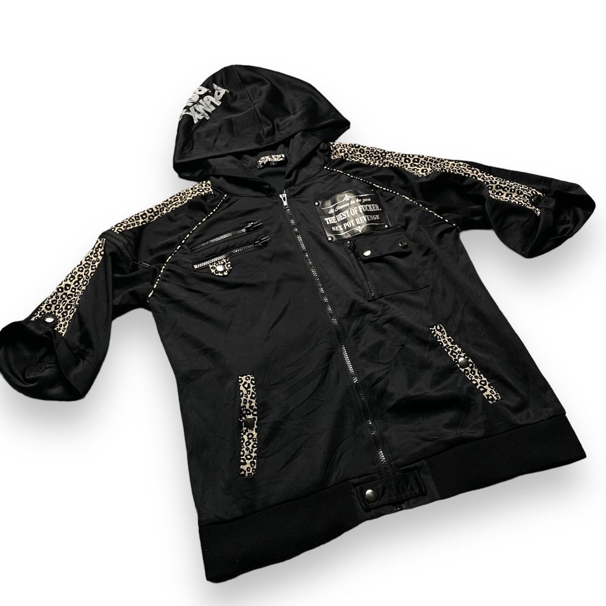 Sex Pot ReVeNGe 🇯🇵☠️ SEX POT REVENGE LEOPARD SKULL PUNK GOTHIC JACKET Size US M / EU 48-50 / 2 - 7 Thumbnail