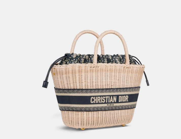 Dior o1w1db10225 Size: OS / M1328CMV Hat Basket Bag in Multicolor Size ONE SIZE - 2 Thumbnail
