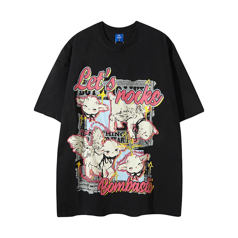 Vintage Men's Retro Cartoon Loose-Fit Distressed T-Shirt Size US M / EU 48-50 / 2 - 1 Thumbnail