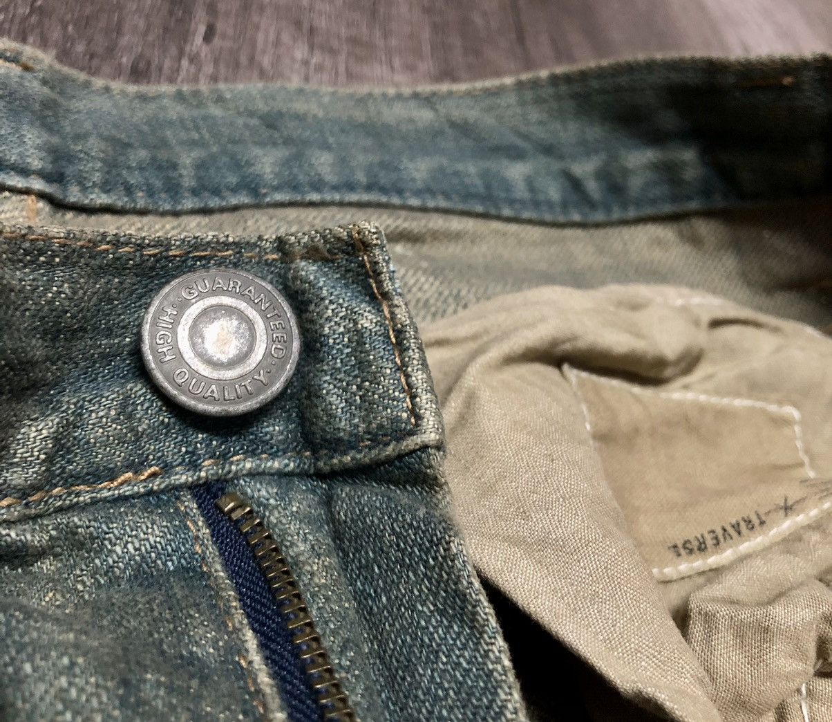 If Six Was Nine × Japanese Brand × Vintage Japanese Brand Traverse Distressed denim Jeans Size 30" / US 8 / IT 44 - 17 Thumbnail