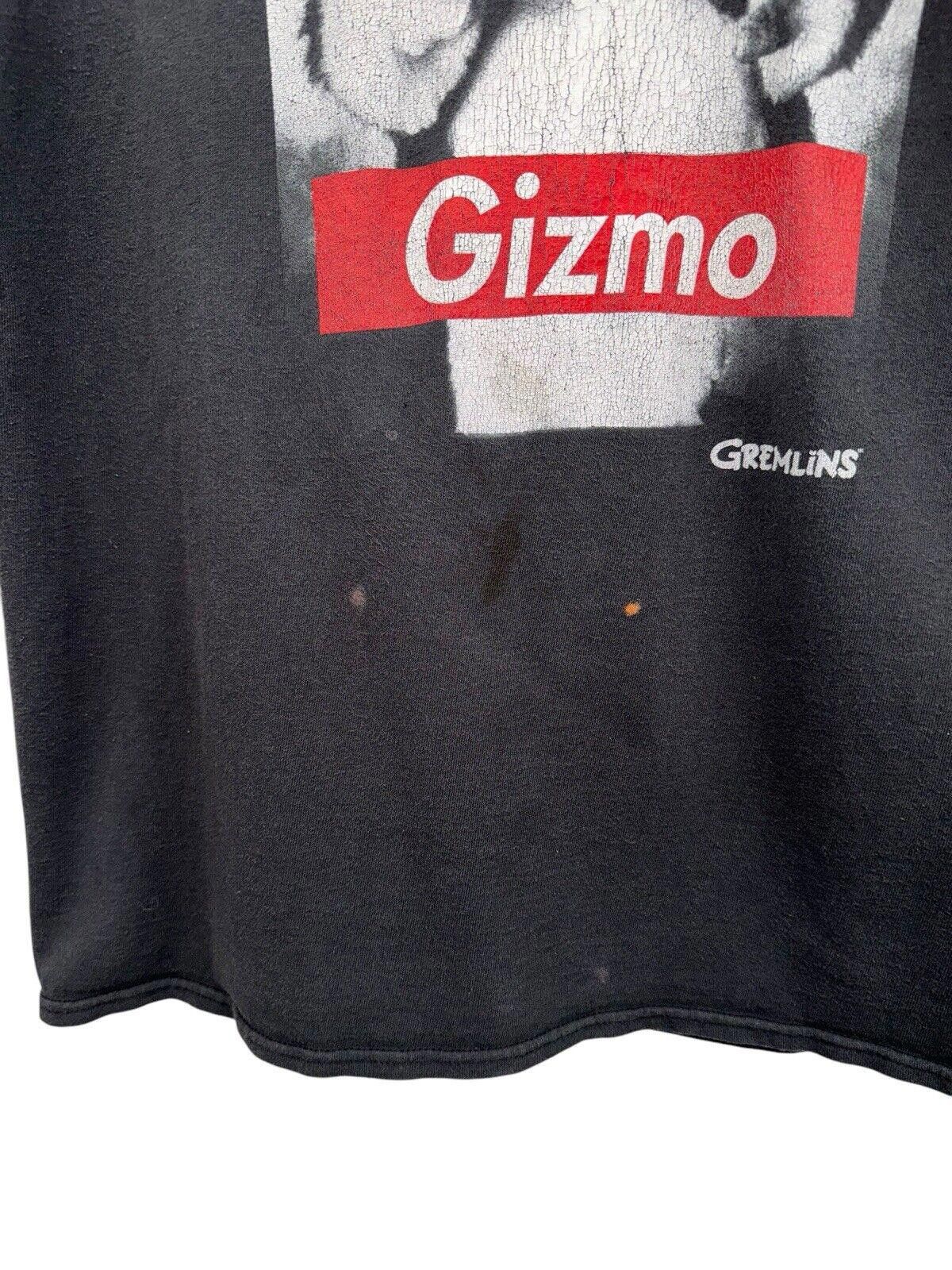 Designer Gremlins Gizmo Graphic Shirt Black Thrashed Sz XL Size US XL / EU 56 / 4 - 4 Thumbnail