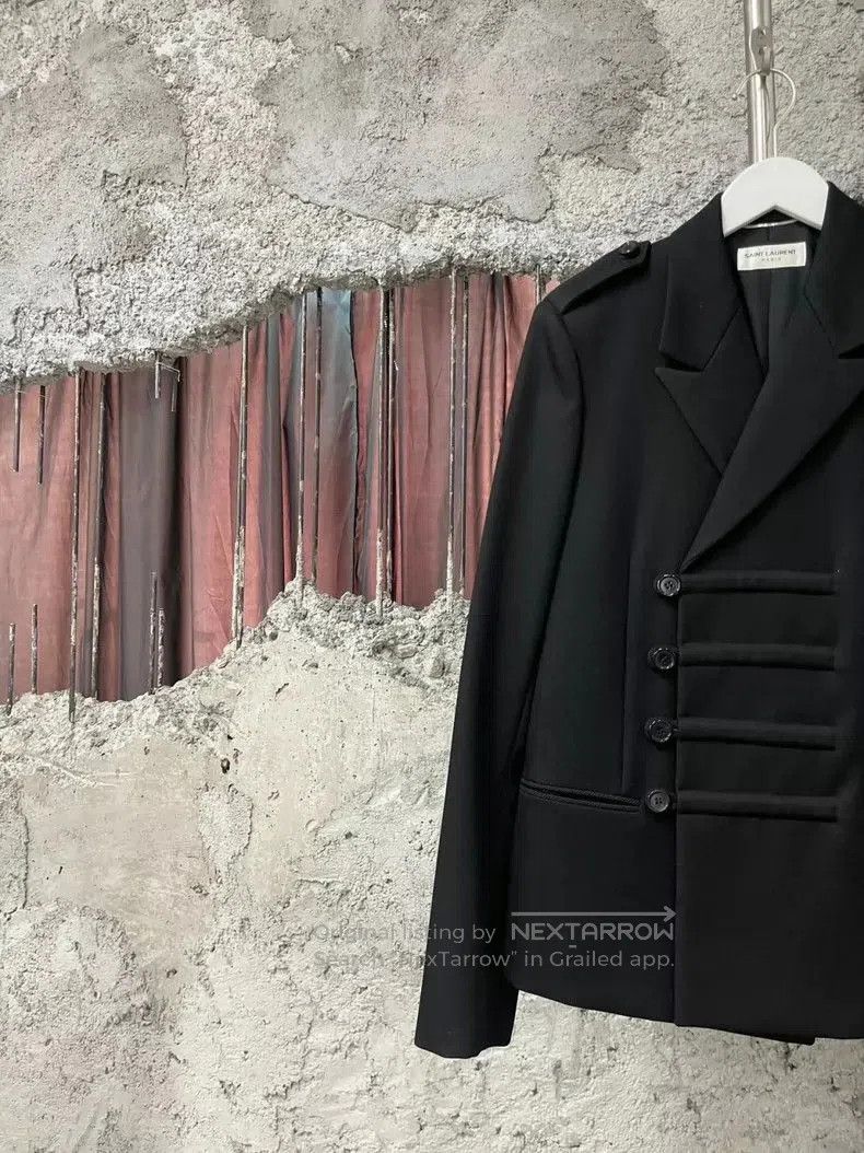 Saint Laurent Paris Saint Laurent Courtly Style Blazer. Size US L / EU 52-54 / 3 - 5 Thumbnail