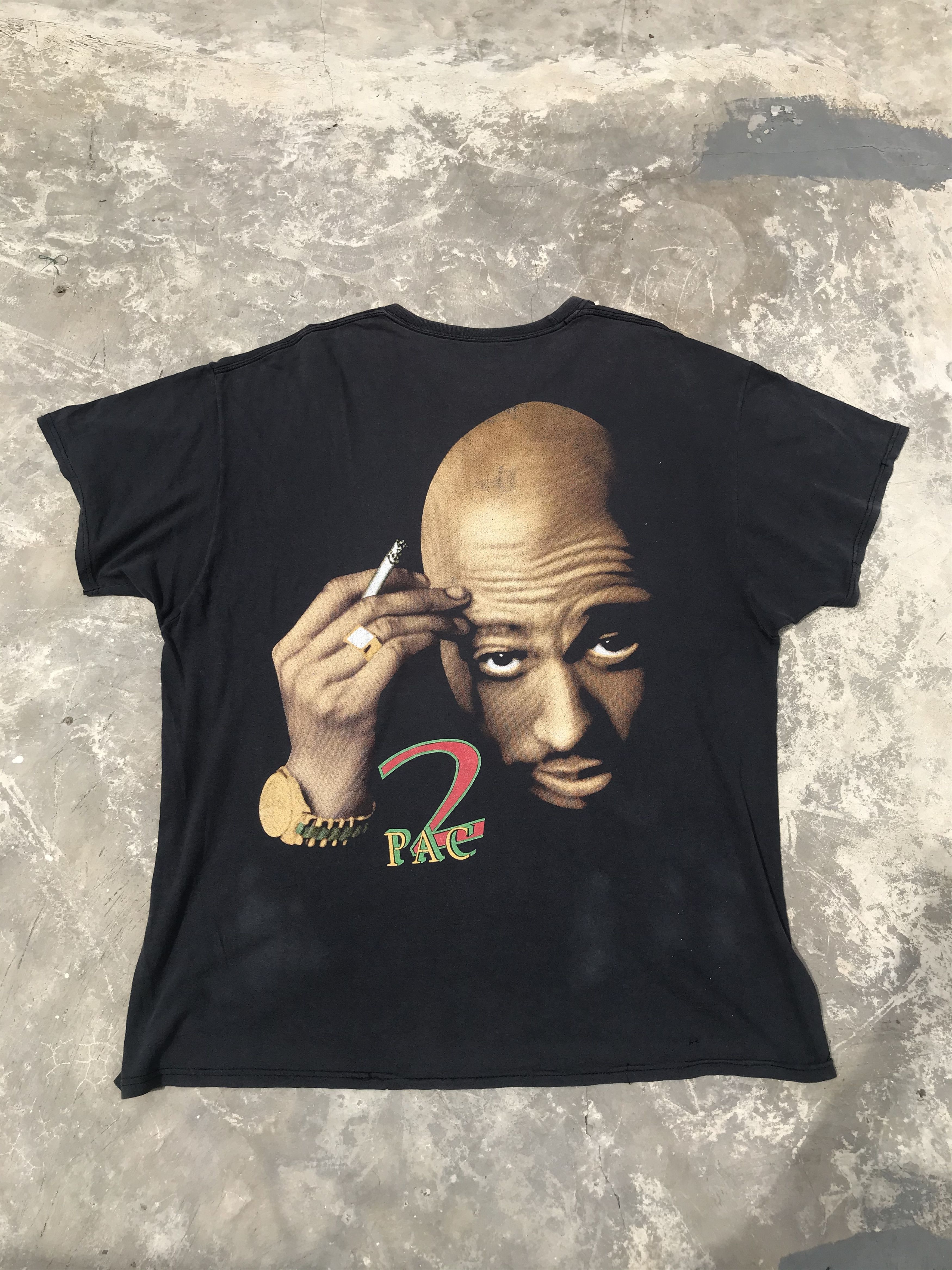 Rap Tees × Vintage Vintage Tupac Shakur All Eyes On Me 2001 Size US L / EU 52-54 / 3 - 2 Thumbnail