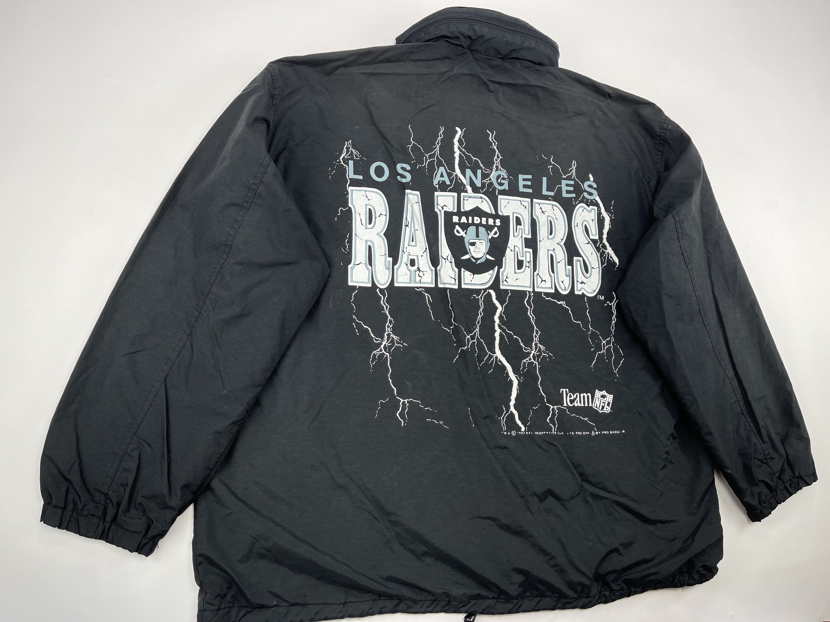 NFL Los Angeles Raiders jacket vintage bomber Oakland Raiders L Size US L / EU 52-54 / 3 - 2 Thumbnail