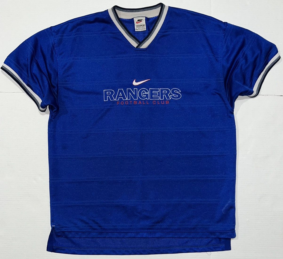 Nike Vintage 1997 Glasgow Rangers Nike Training Jersey Xl Y2k Size US XL / EU 56 / 4 - 1 Thumbnail