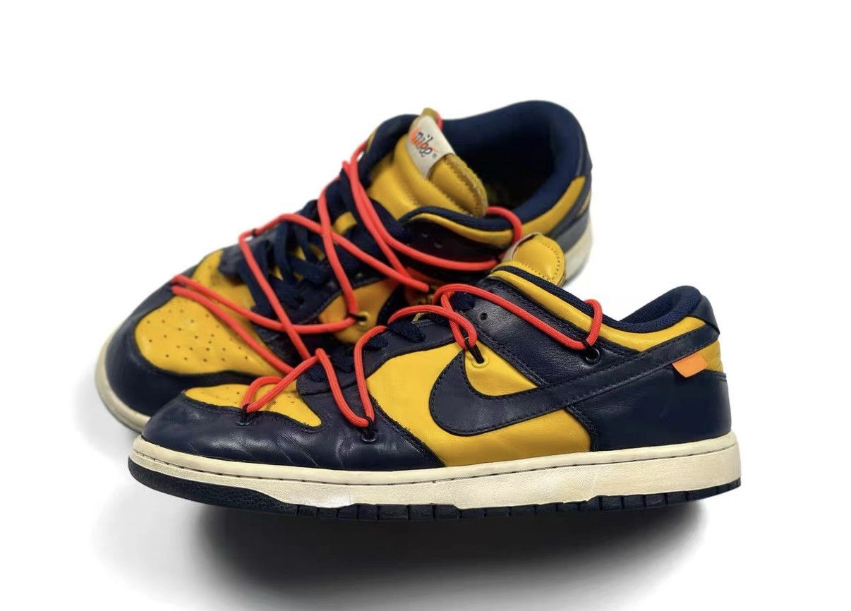 Off-White Off-White x Nike Dunk Low Obsidian J31 Size US 10 / EU 43 - 4 Thumbnail