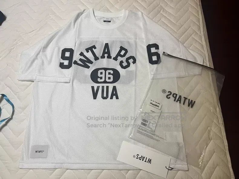 Wtaps Wtaps Letter mesh sports short-sleeve jersey T-shirt, whit Size US L / EU 52-54 / 3 - 1 Thumbnail