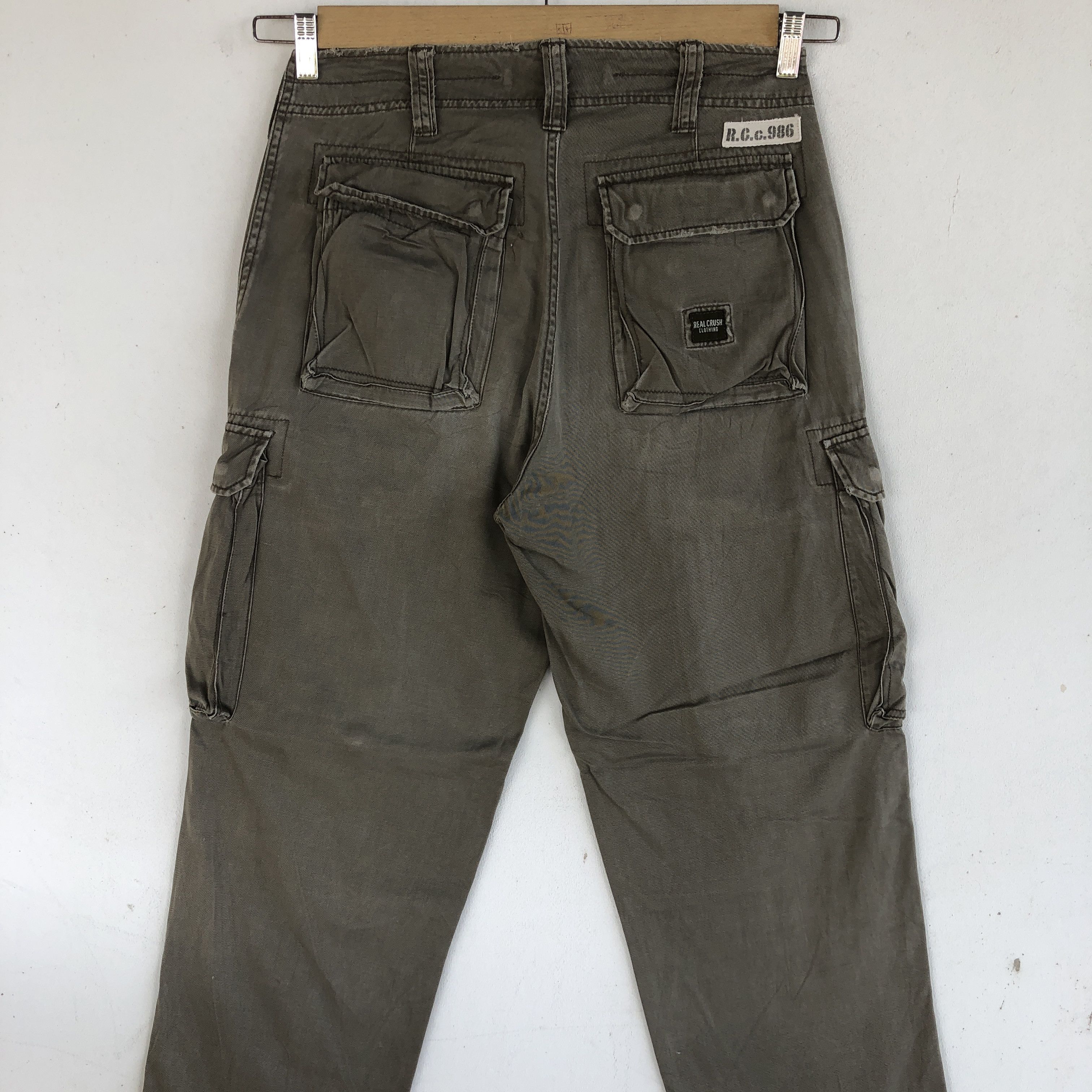 Japanese Brand Vintage Japanese Cargo Pants Multi Pocket Bondage Trousers Size 28" / US 6 / IT 42 - 4 Thumbnail