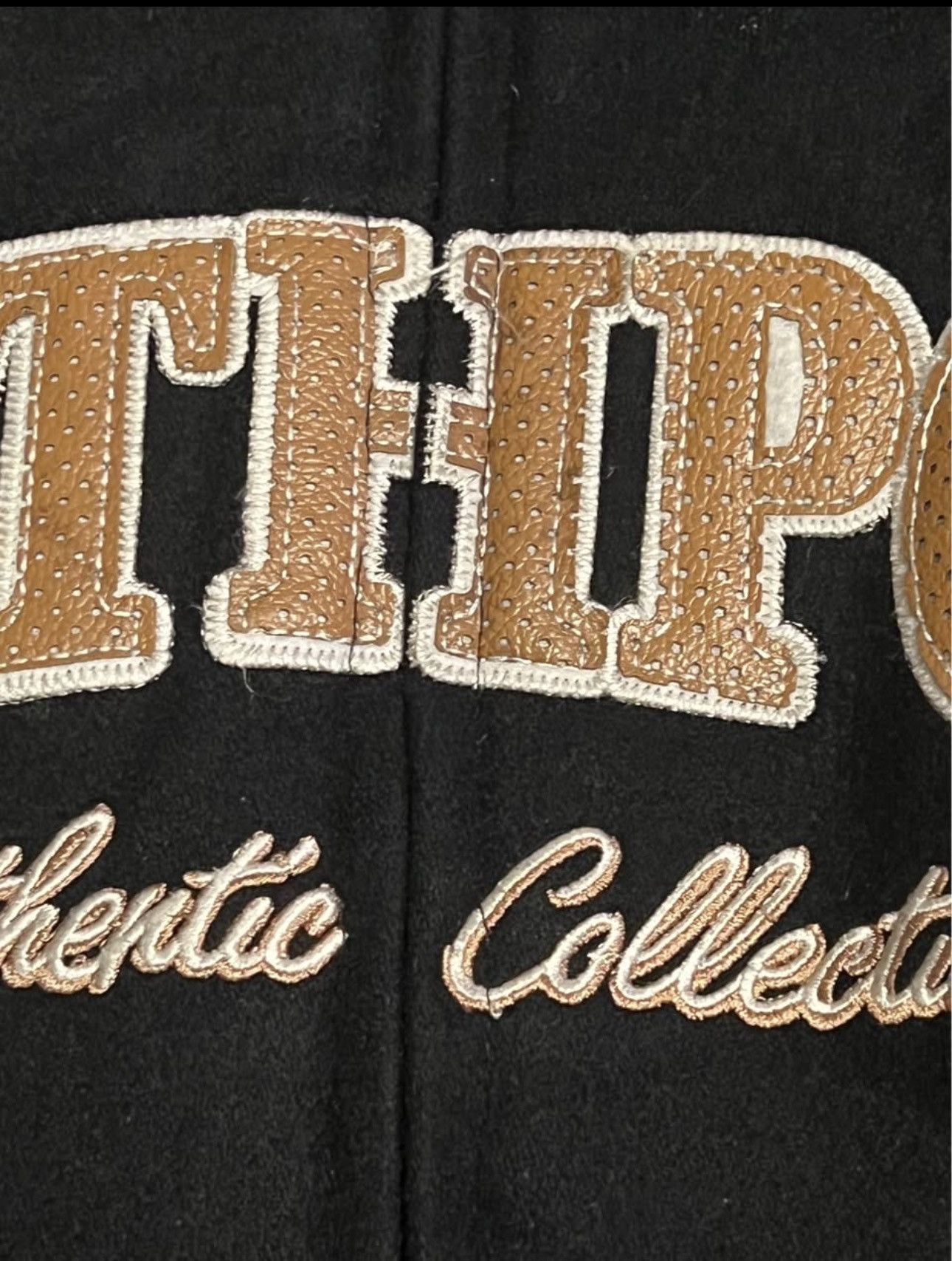 Southpole Southpole Collection Leather Wool Varsity Jacket Vintage Size US L / EU 52-54 / 3 - 3 Thumbnail