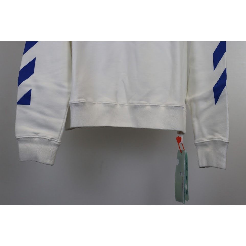 Off-White o1rshd1 Caravag Boy Marker Slim Crewneck in White/Light Blue Size US XL / EU 56 / 4 - 10 Thumbnail