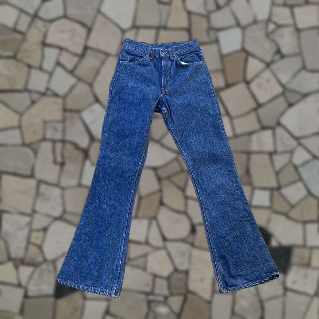 VINTAGE Levi's 646 Flare Jeans Women W27 L31 Blue High Rise