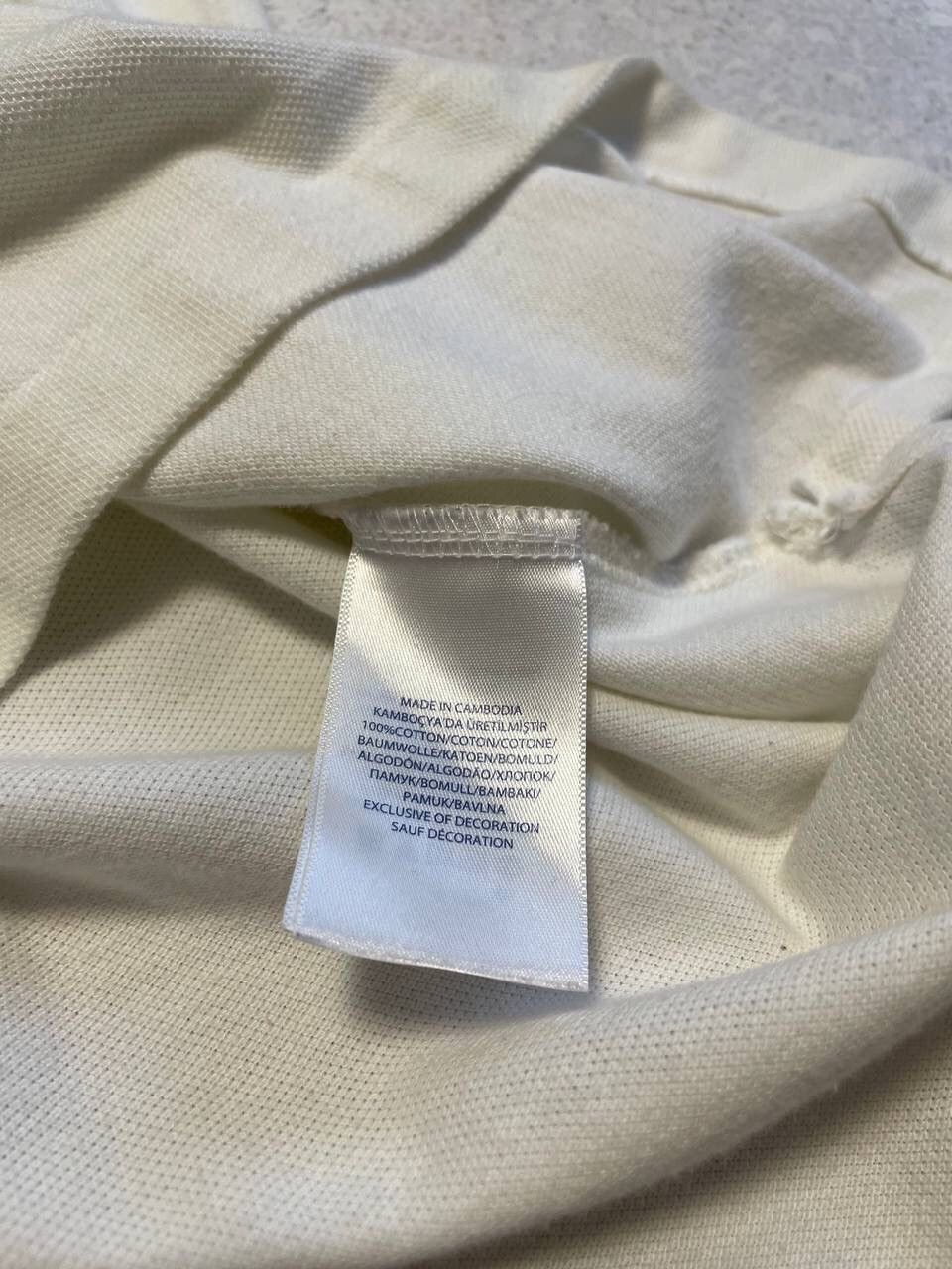 Polo Ralph Lauren × RRL Ralph Lauren × Ralph Lauren Vintage Polo Ralph Lauren PRL Y2K White Basic Polo Pony Logo Size US L / EU 52-54 / 3 - 8 Thumbnail