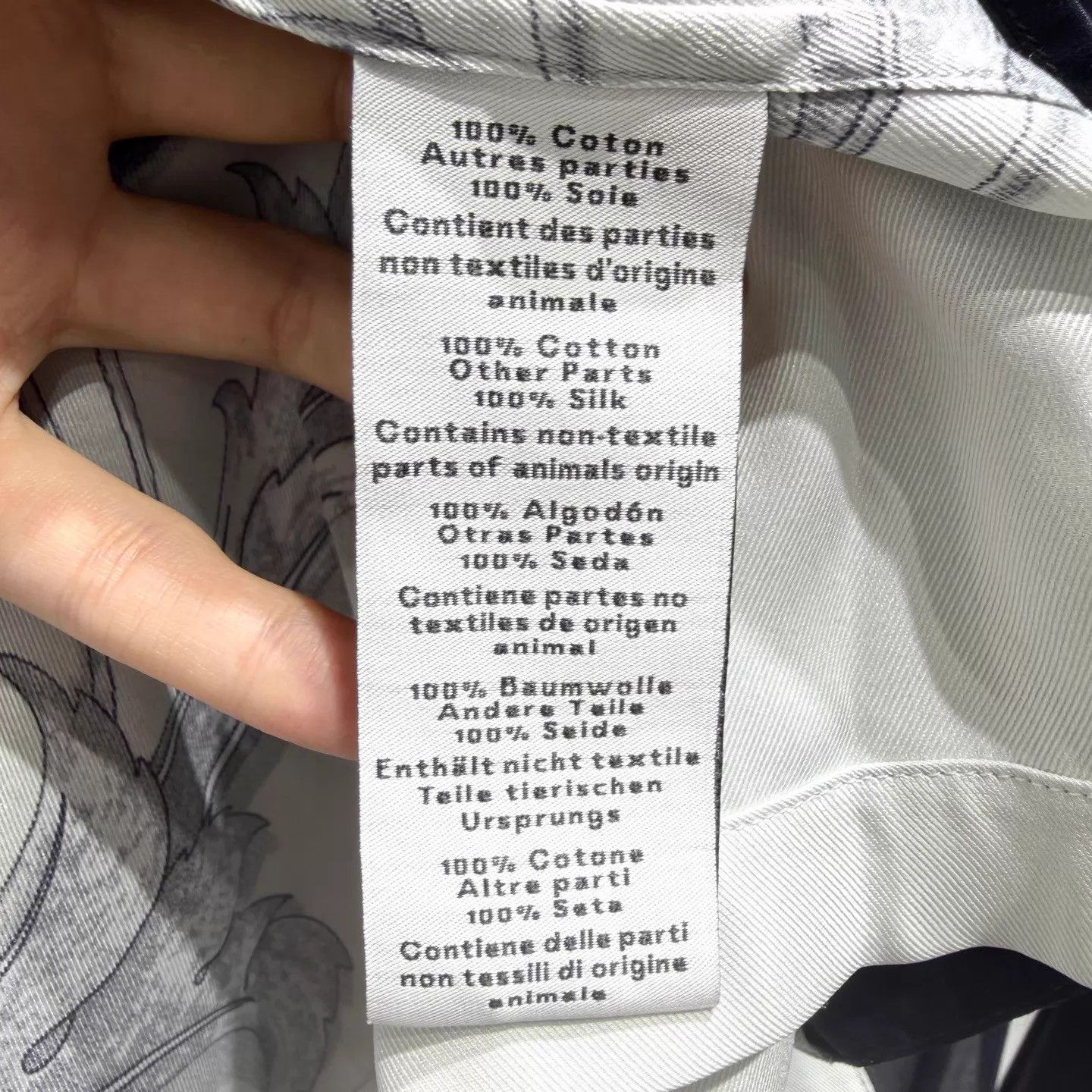 Hermes Hermès Double Layer Cotton Silk Lining LS Shirt Size 40 Size US M / EU 48-50 / 2 - 5 Thumbnail