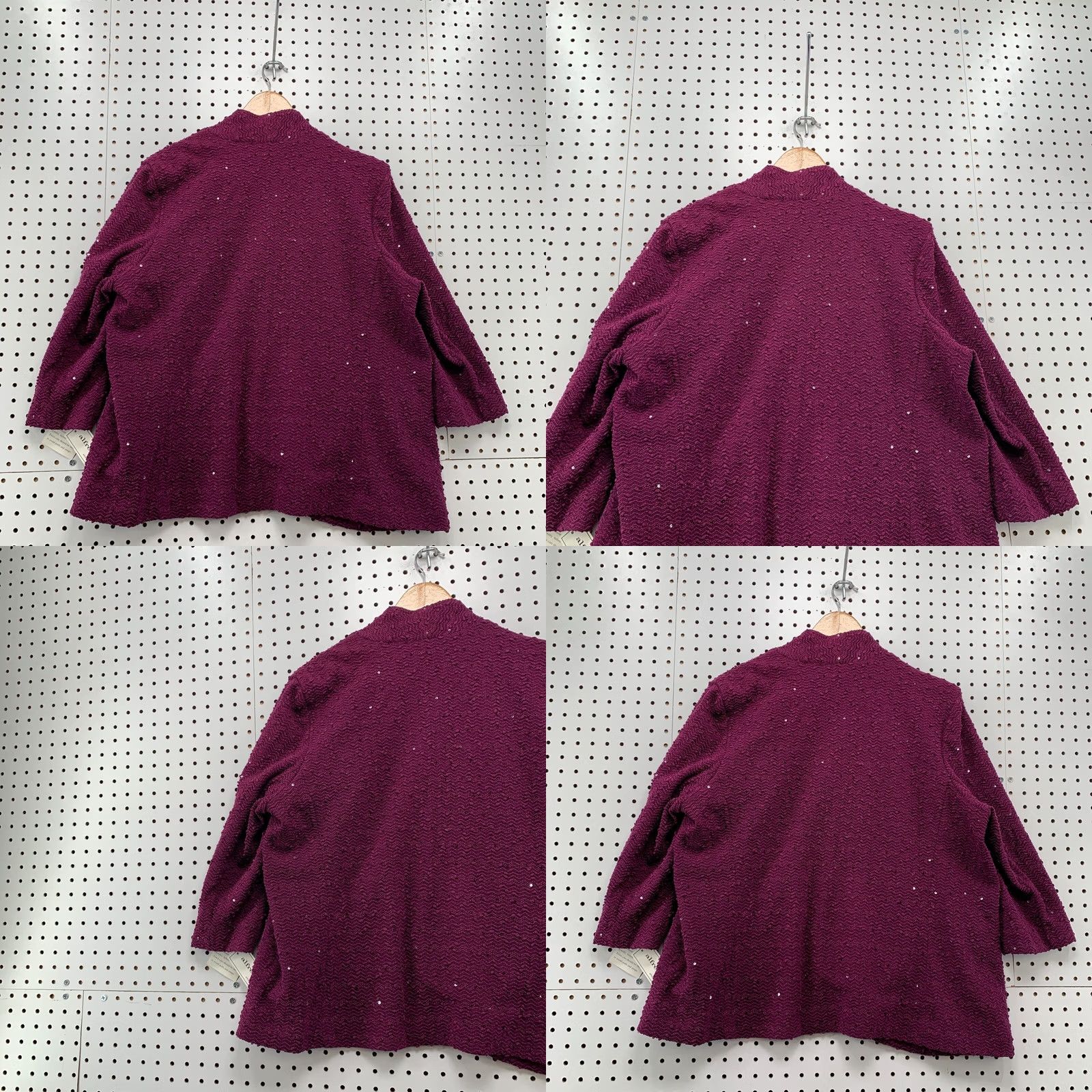 Vintage Alfred Dunner Sports Blazer Womens Size 18 Purple 25x28 NWT Power Blazer Shirt Outfit Mens Size XXL / US 16-18 / IT 52-54 - 9 Thumbnail