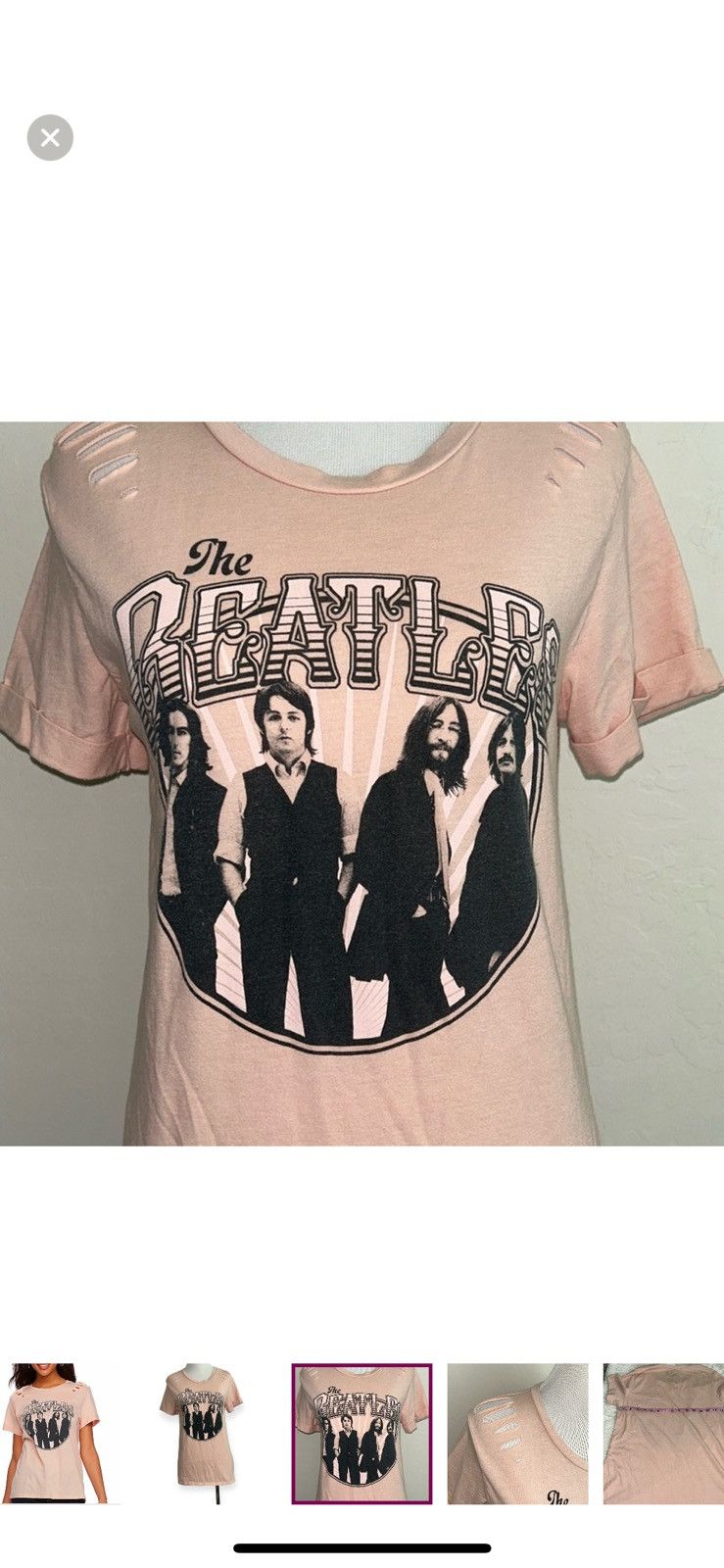 Levi's Levis small Beatles distressed tee Size S / US 4 / IT 40 - 5 Thumbnail