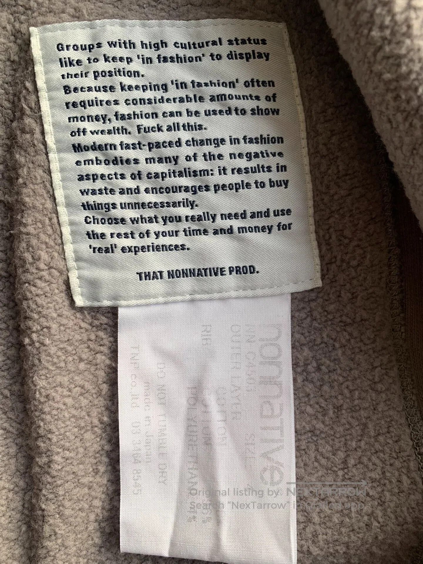 Japanese Brand NONNATIVE DWELLER FULL Hoodie. Size US XL / EU 56 / 4 - 5 Thumbnail