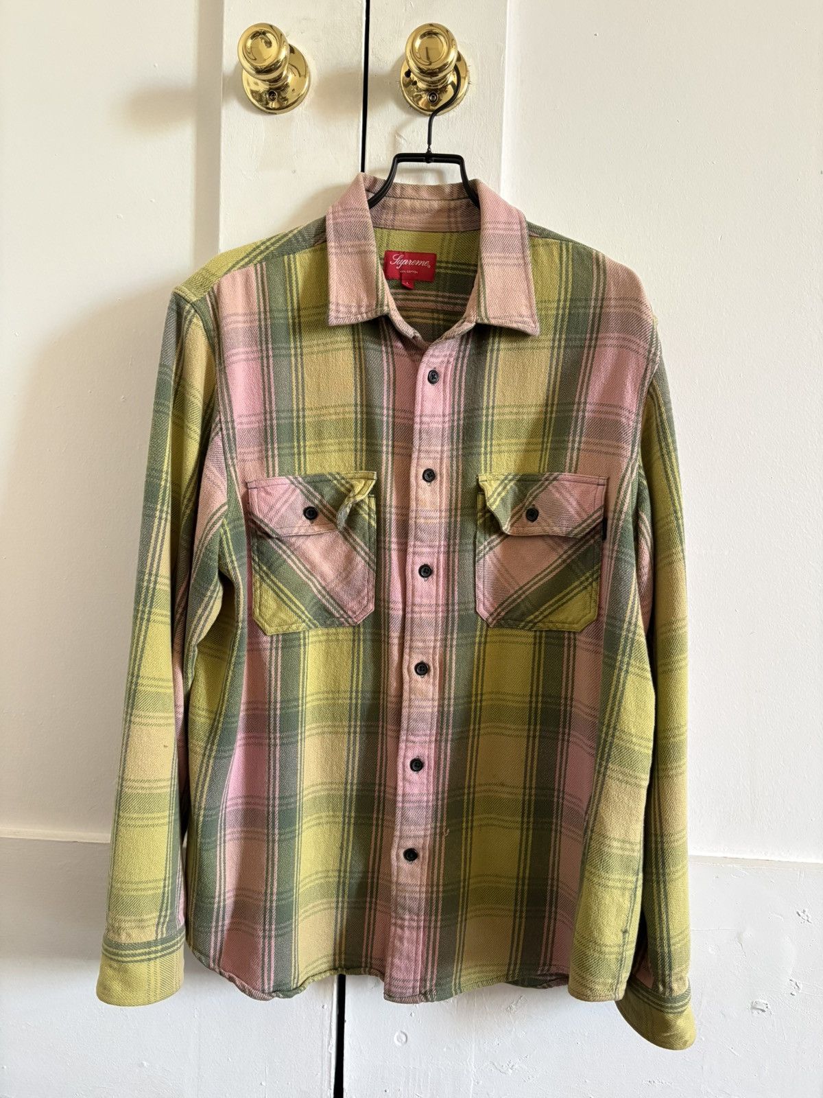 Supreme Crucifixion Polo Multicolor Lサイズ Supreme Crucifixion