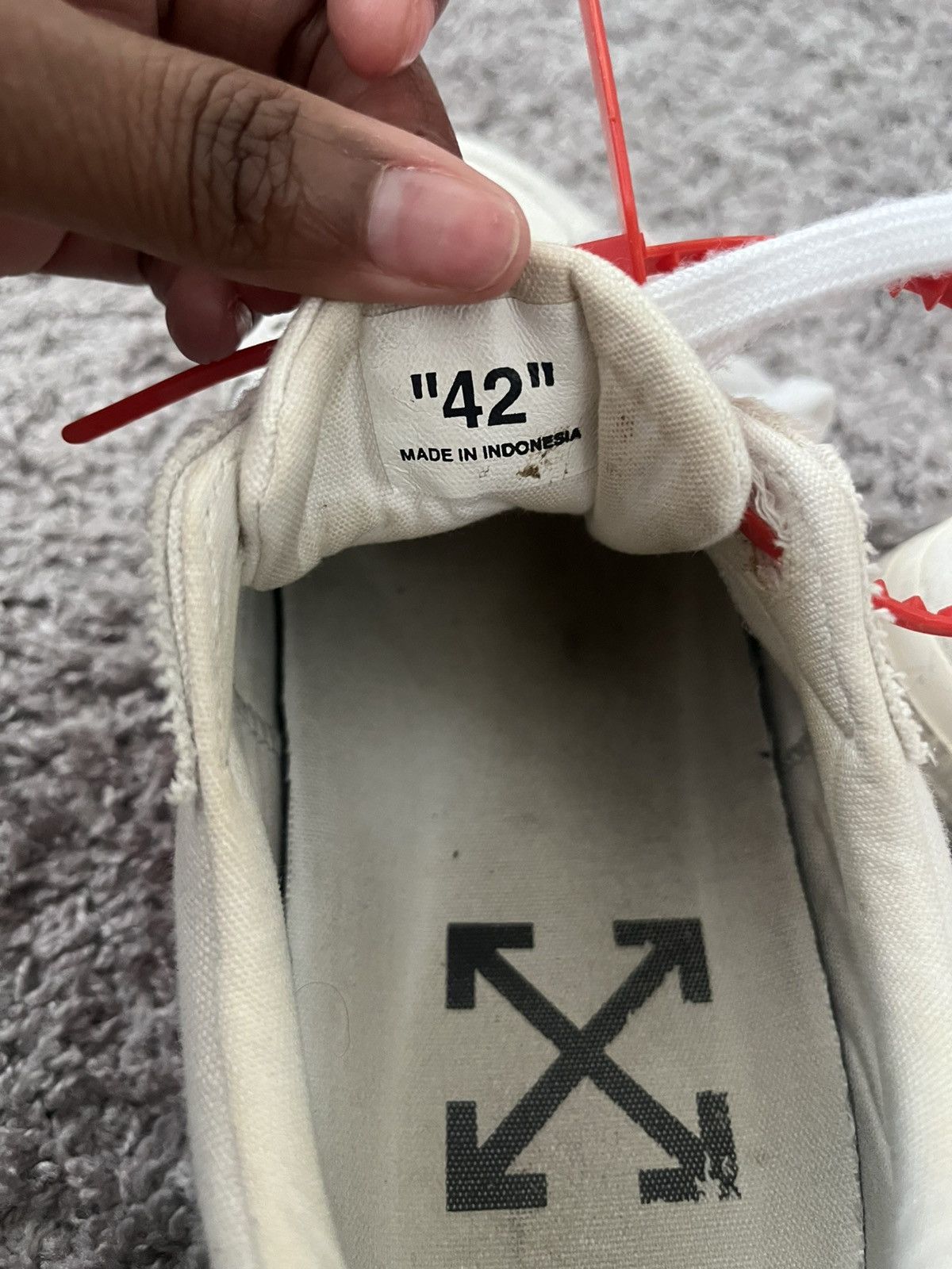 Off-White 2019 Off- White Vulc Low Size US 9 / EU 42 - 6 Thumbnail