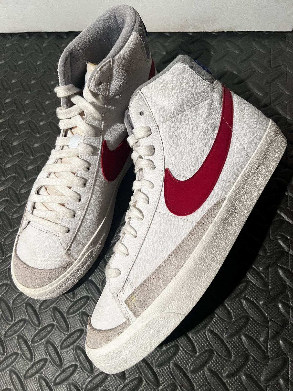 Nike Nike Blazer Mid 77 “Athletic Club” Size 10.5 Red White Shoes Size US 10.5 / EU 43-44 - 1 Thumbnail