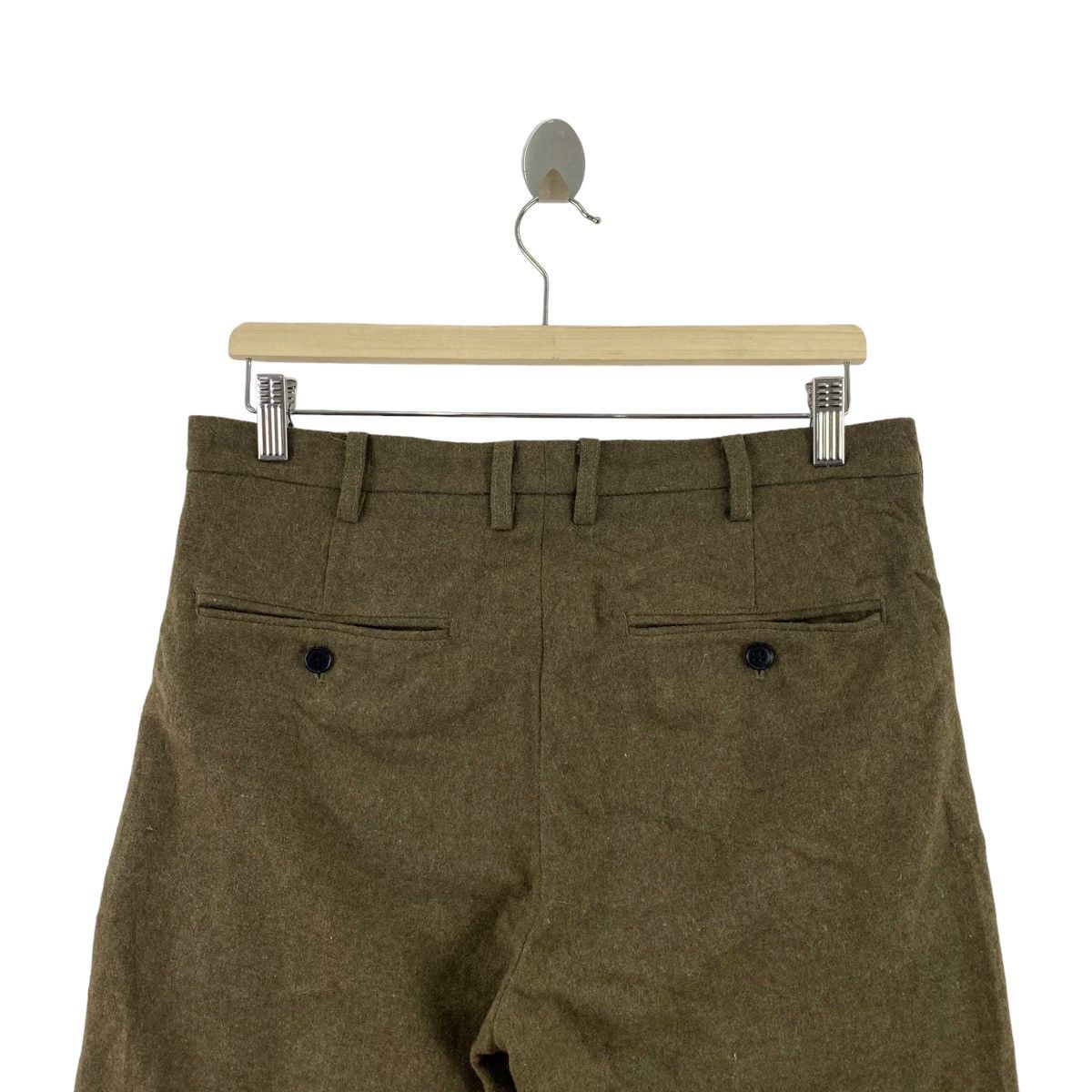 Japanese Brand RELUME JOURNAL STANDARD Japan Brand Wool Straight Cut Brown Size US 30 / EU 46 - 4 Thumbnail