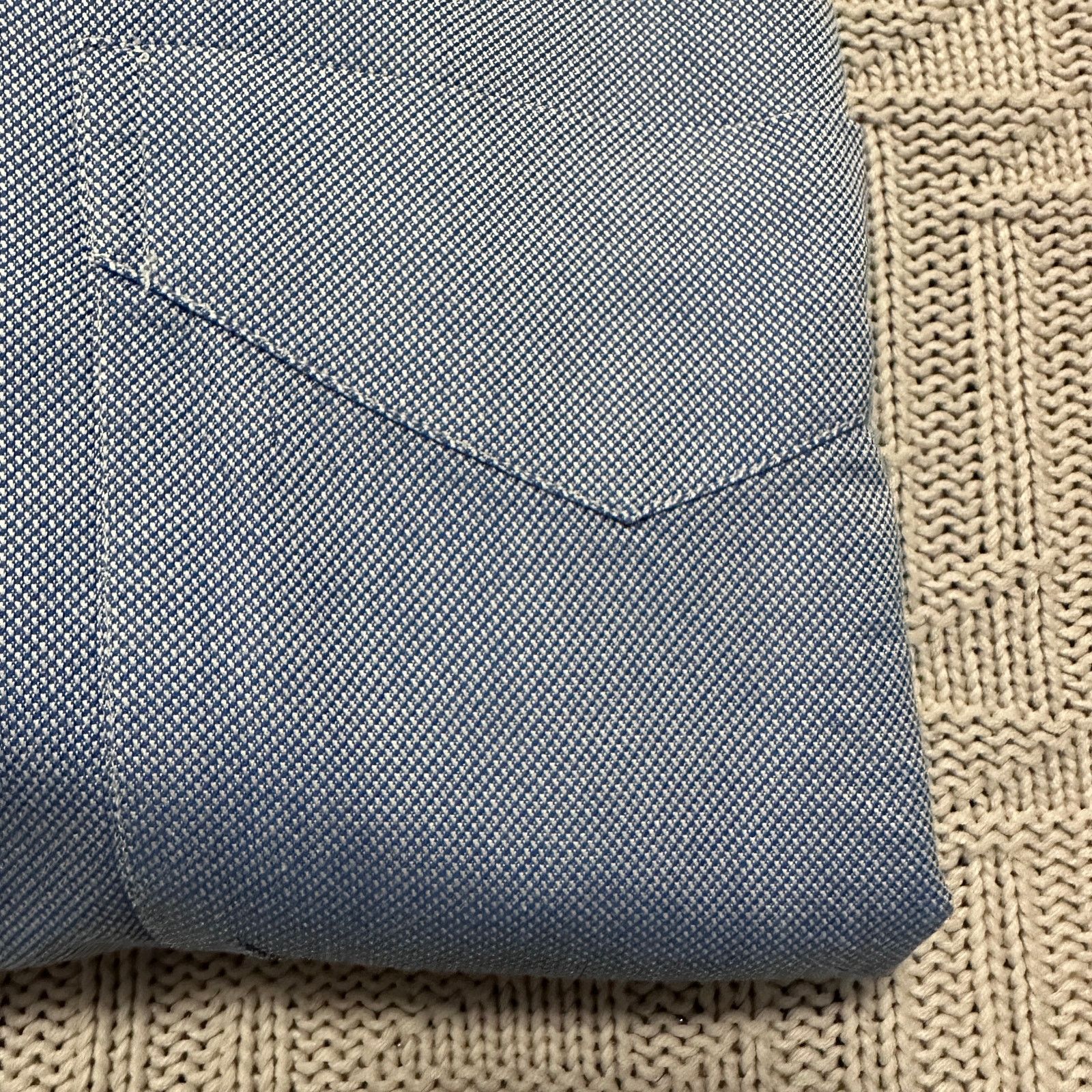 Paul Fredrick Paul Fredrick blue textured button down size 16.5 Size US L / EU 52-54 / 3 - 4 Thumbnail