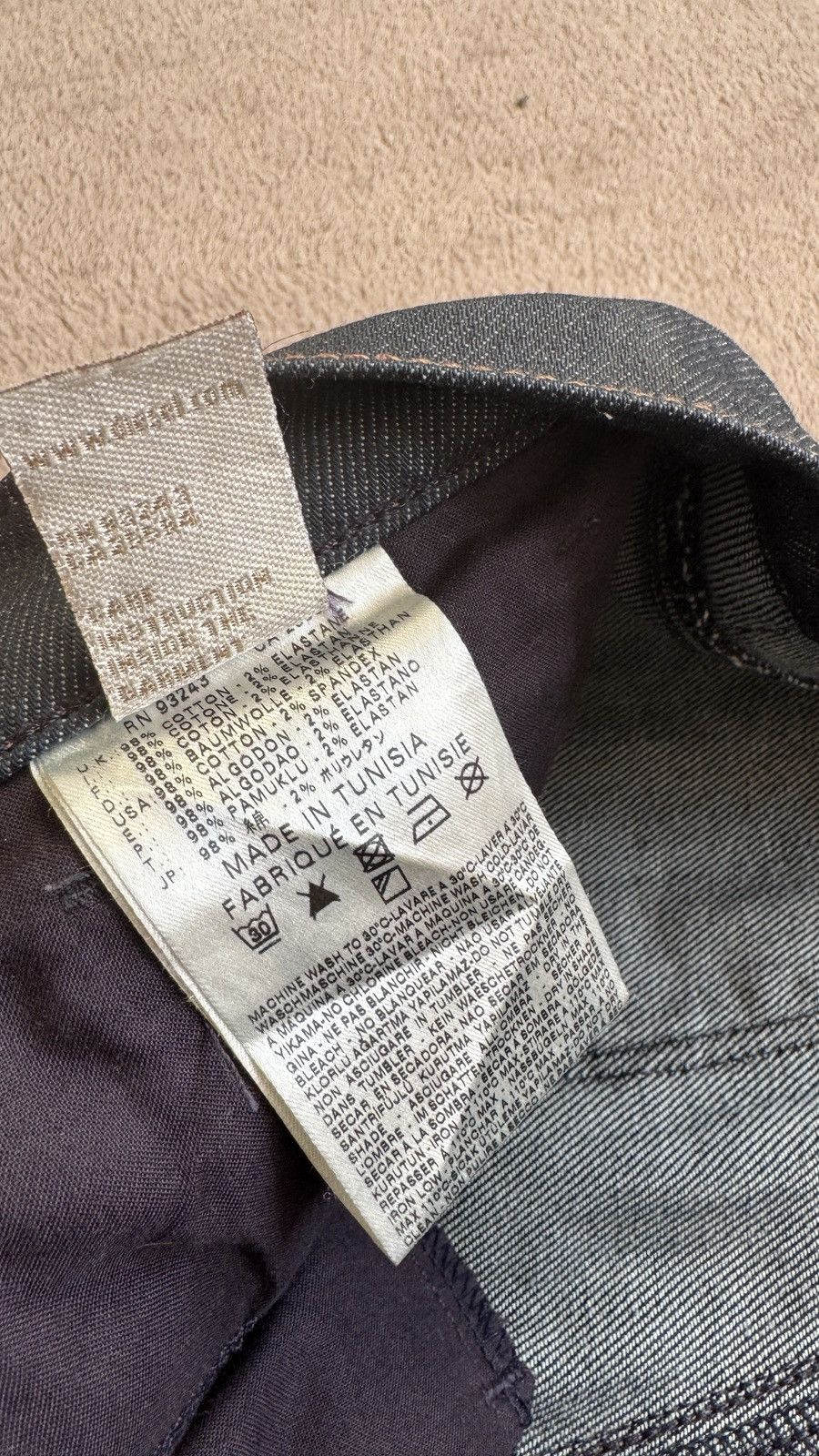 Diesel Diesel Slim Skinny Jeans ysl hedi slimane biker moto dior Size 29" - 6 Thumbnail