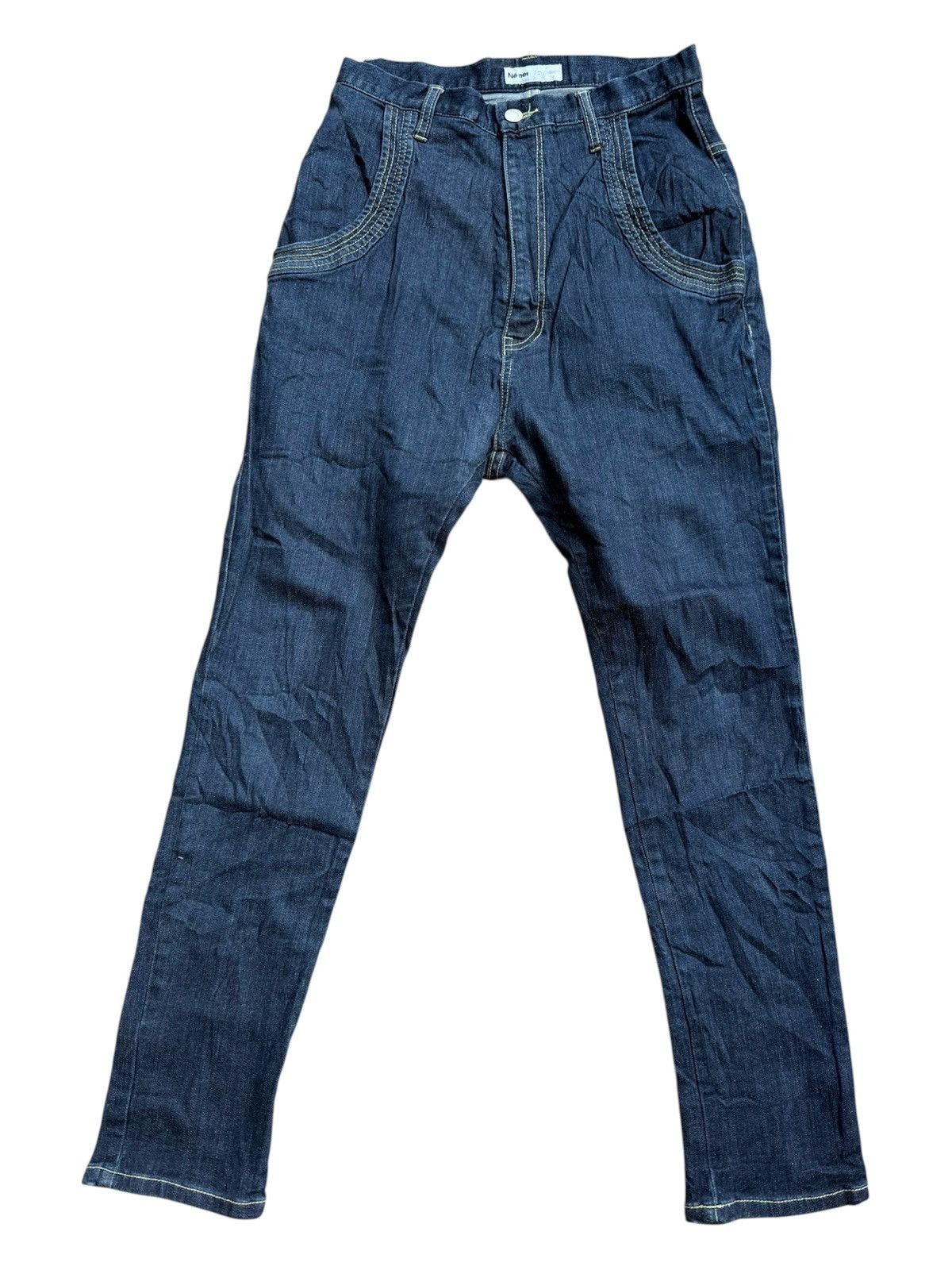 Issey Miyake Issey Miyake Label Ne-Net Embroidered Mushroom Jeans Size US 28 / EU 44 - 3 Thumbnail