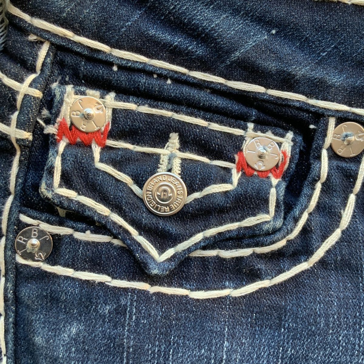 True Religion RARE Y2K TRUE RELIGION BILLY SUPER T STRETCH JEANS Size 25" / US 0 / IT 36 - 13 Thumbnail