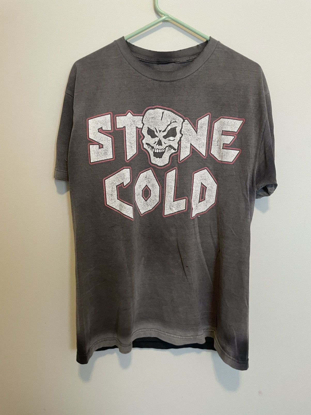 Vintage *SUPER RARE* 90s Stone Cold Bullet Proof Tee Size US L / EU 52-54 / 3 - 1 Thumbnail