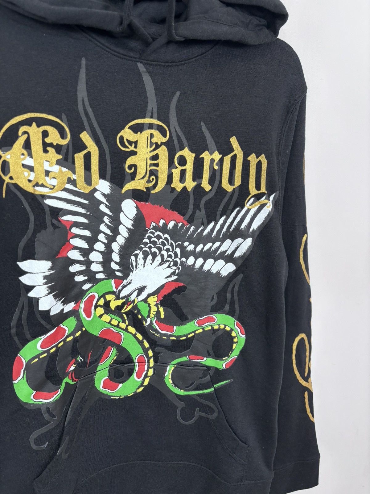 Ed Hardy Ed Hardy NWT Men’s Y2K Black Big Logo Tattoo Hoodie Size US S / EU 44-46 / 1 - 7 Thumbnail