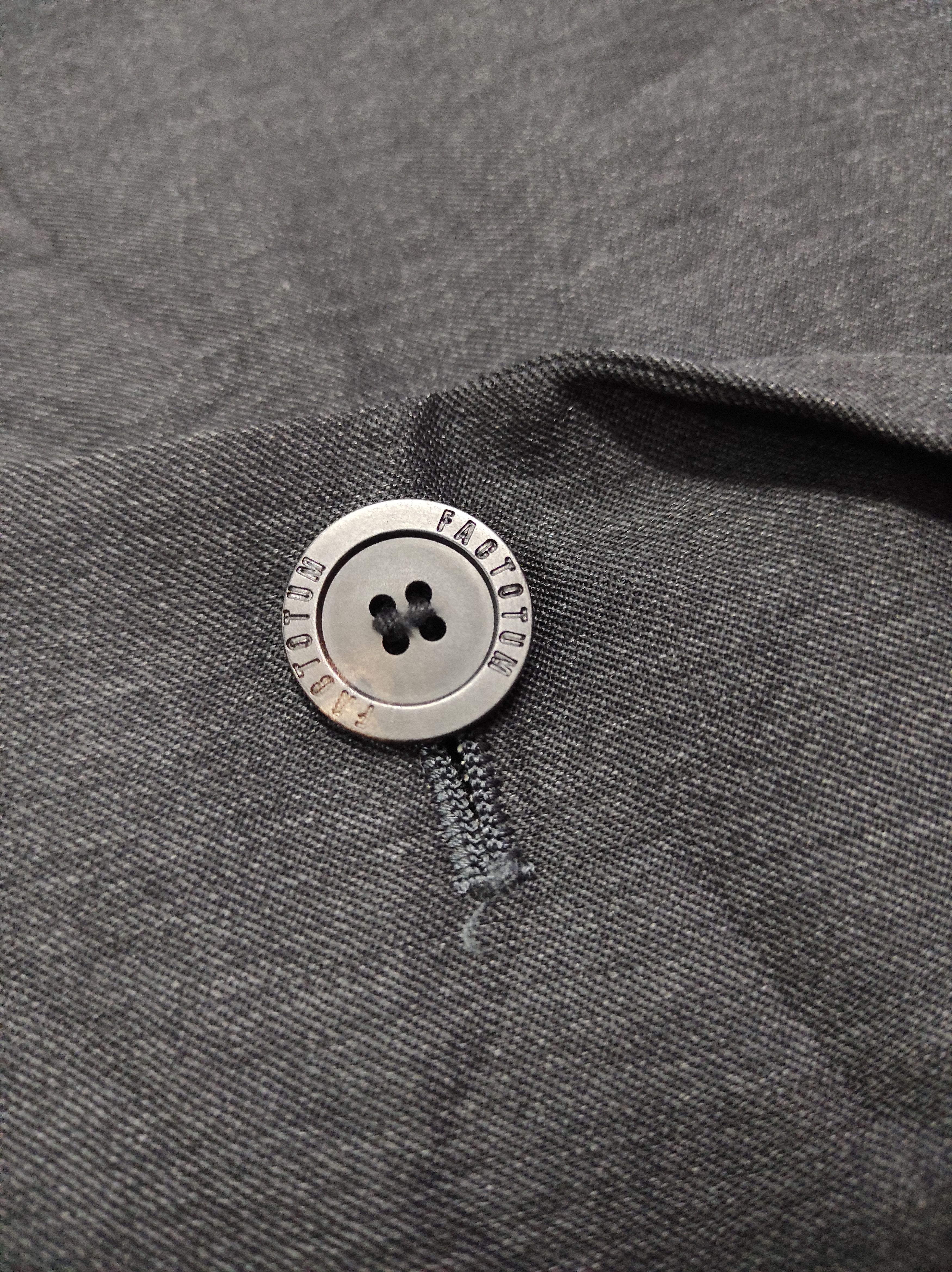 FACTOTUM × Japanese Brand FACTOTUM X SUPER 110% TASMANIA WOOL BLAZER JACKET Size 36R - 4 Thumbnail