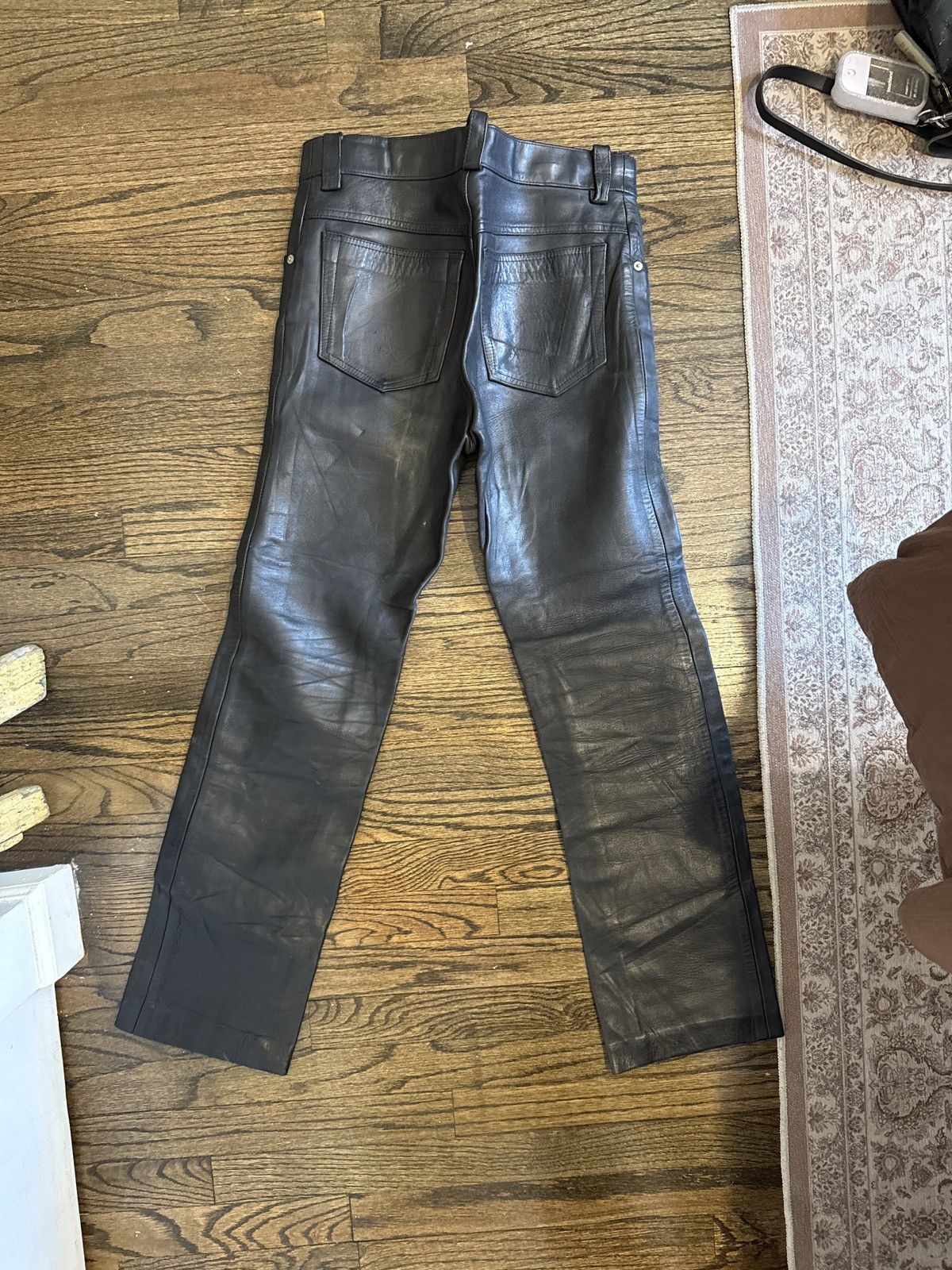 Vintage RARE Vintage Y’2 Riding Monster Leather Pants Size US 28 / EU 44 - 10 Thumbnail