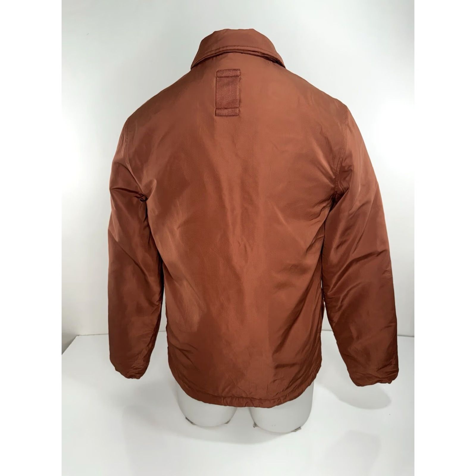 Alo VINTAGE ALO Mens XS Full Zip Jacket Bomber Yoga Burnt Orange Rust - EXCELLENT Size US XS / EU 42 / 0 - 3 Thumbnail