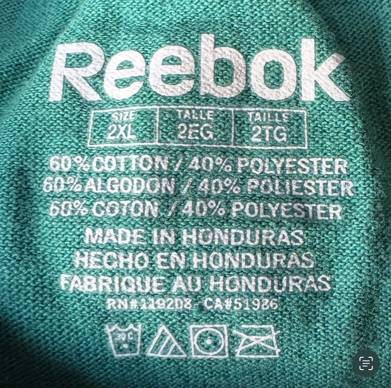 Reebok × Vintage Vintage, Reebok X Miami Dolphin, Unisex Logo T-shirt Size US XXL / EU 58 / 5 - 8 Thumbnail