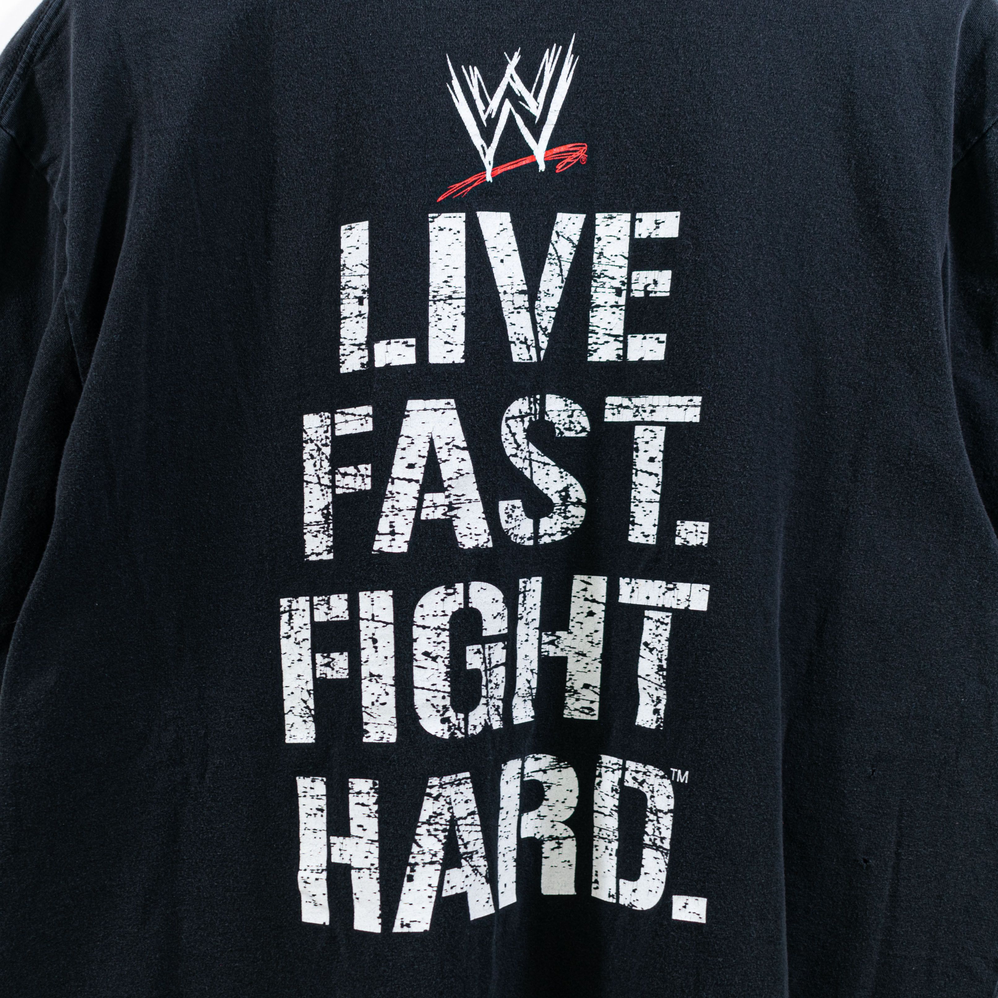 Vintage WWE John Cena Live Fast Fight Hard T-Shirt Y2K Wrestling Size US XXL / EU 58 / 5 - 10 Thumbnail