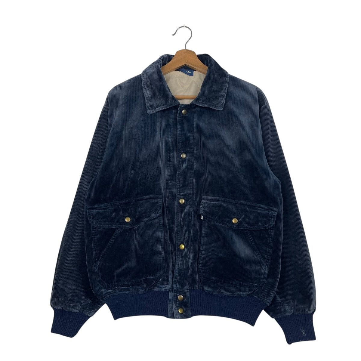 Big John Vintage 80s Big John Corduroy Button/Zipper Jacket Size US L / EU 52-54 / 3 - 1 Thumbnail