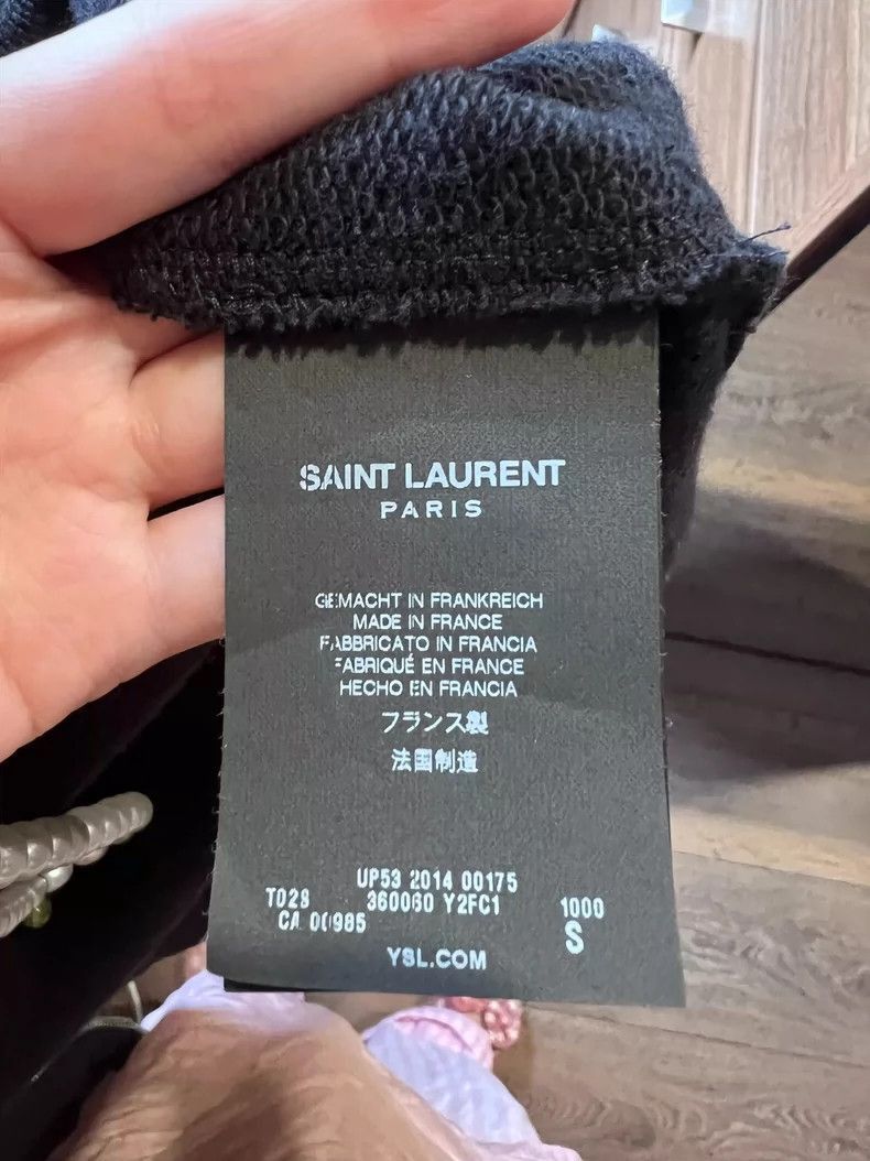 Saint Laurent Paris Saint Laurent Paris Men's leather sleeve jacket-2506 Size US S / EU 44-46 / 1 - 3 Thumbnail