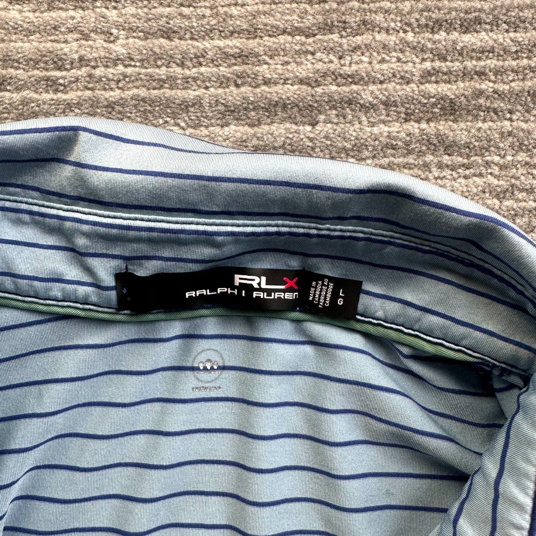 Ralph Lauren Ralph Lauren RLX Polo Shirt Mens Large Blue Performance Stretch Lightweight Shirt Size US L / EU 52-54 / 3 - 7 Thumbnail