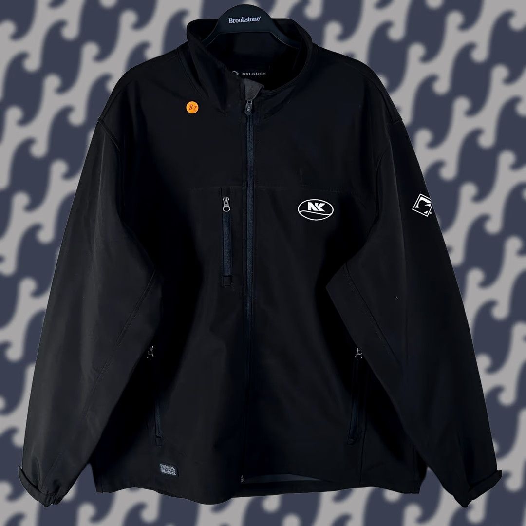 Vintage Dri-Duck Jacket Mens XL Black Softshell Full Zip NK Logo Workwear Outdoor Size US XL / EU 56 / 4 - 1 Thumbnail