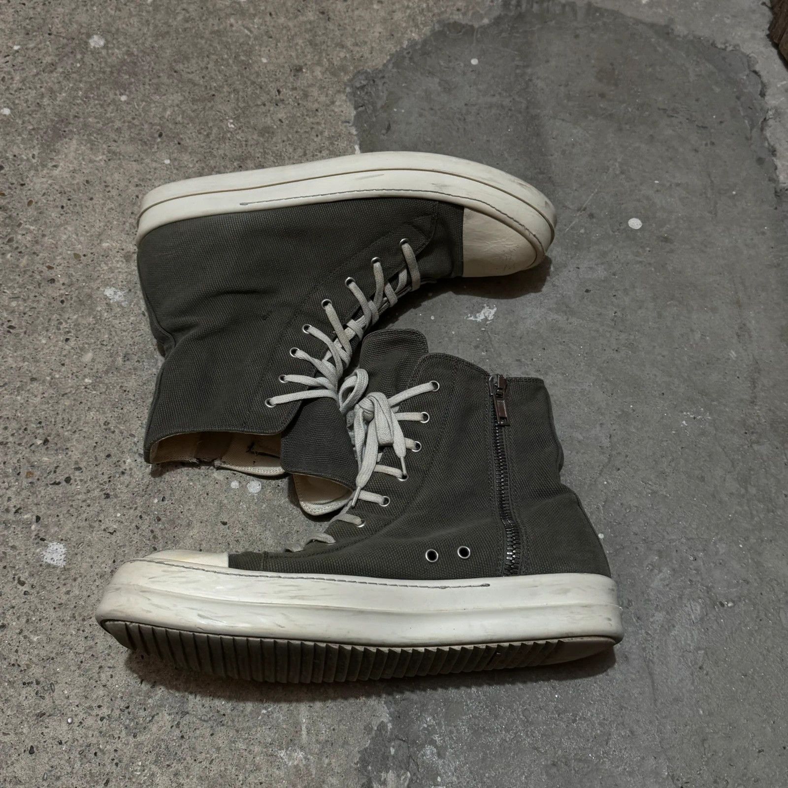 Rick owens drkshdw high top ramones
