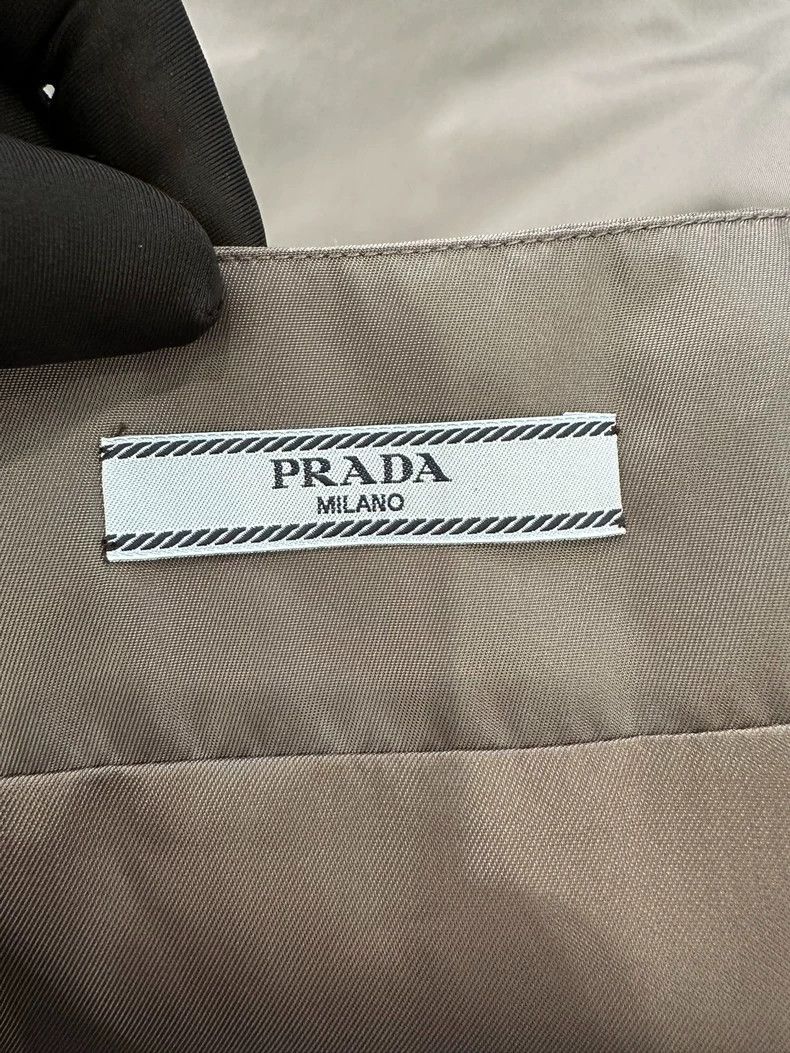 Prada Prada Tang Yan's same style gray-blue triangle sling dress Size XS / US 0-2 / IT 36-38 - 6 Thumbnail