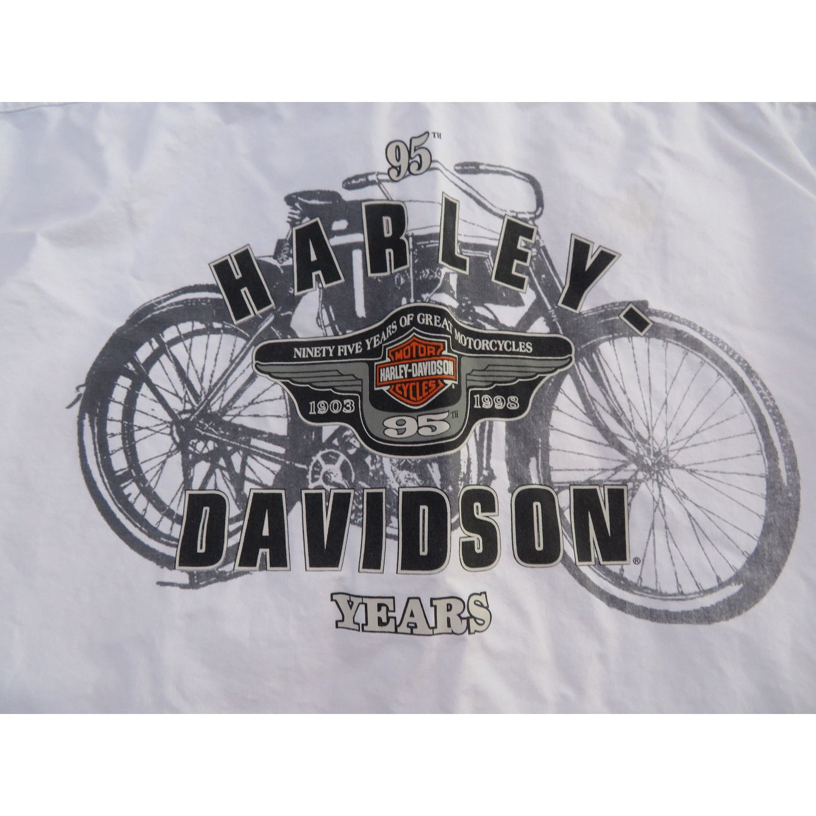 Harley Davidson Harley Davidson Casual Shirt Garage Short Sleeves White XL Size US XL / EU 56 / 4 - 6 Thumbnail