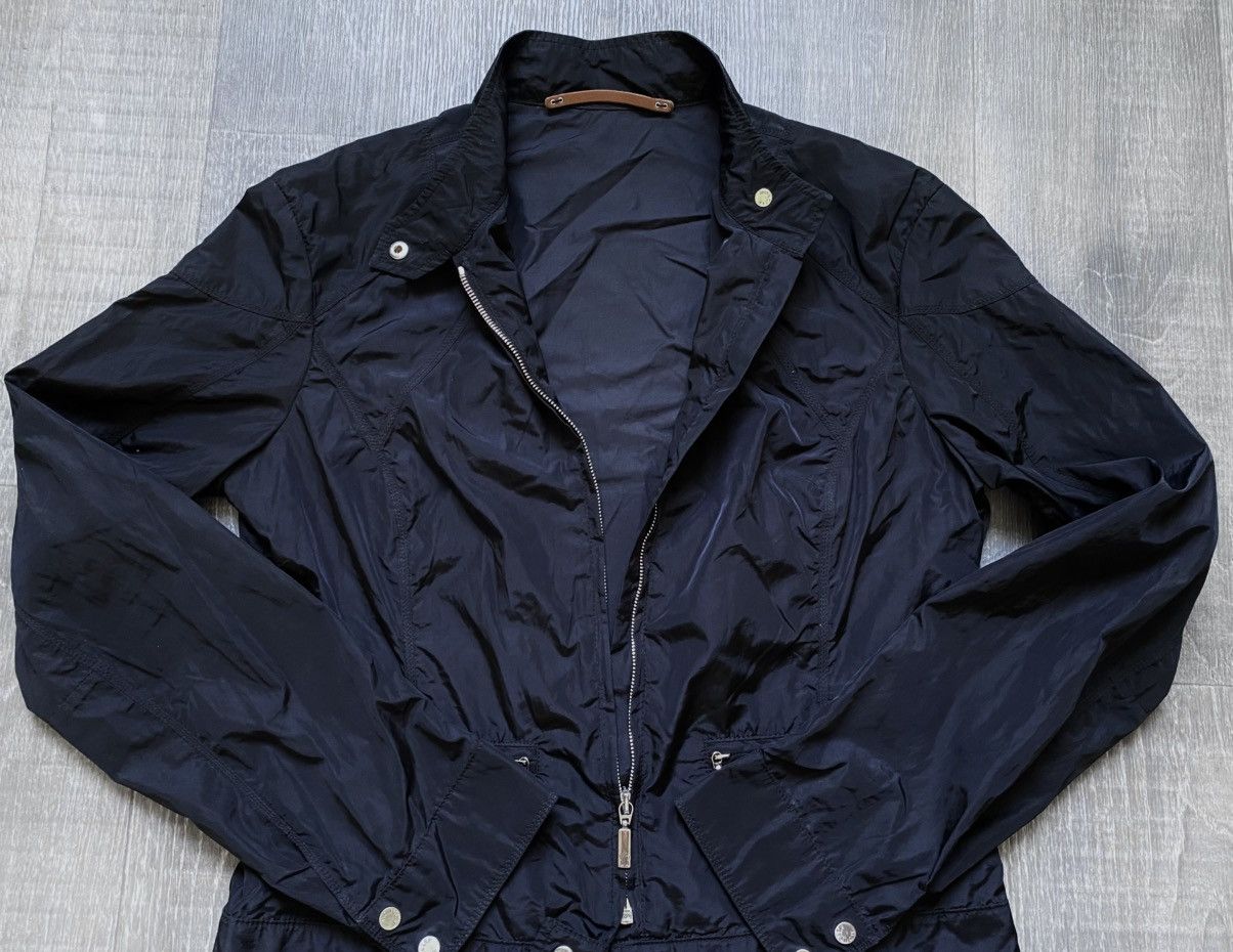 Moncler Womens Moncler Black Nylon Shimmer Lightweight Jacket Blazer Size XS / US 0-2 / IT 36-38 - 13 Thumbnail