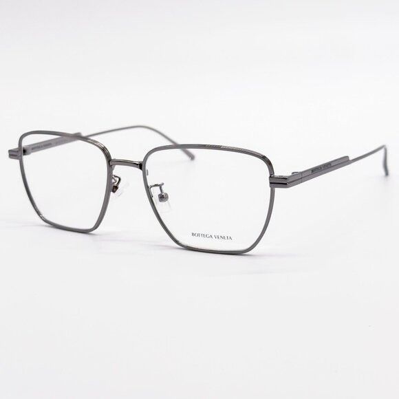Bottega Veneta NEW BOTTEGA VENETA EYEGLASSES BV1015O 003 SILVER UNISEX EYEW Size ONE SIZE - 2 Thumbnail