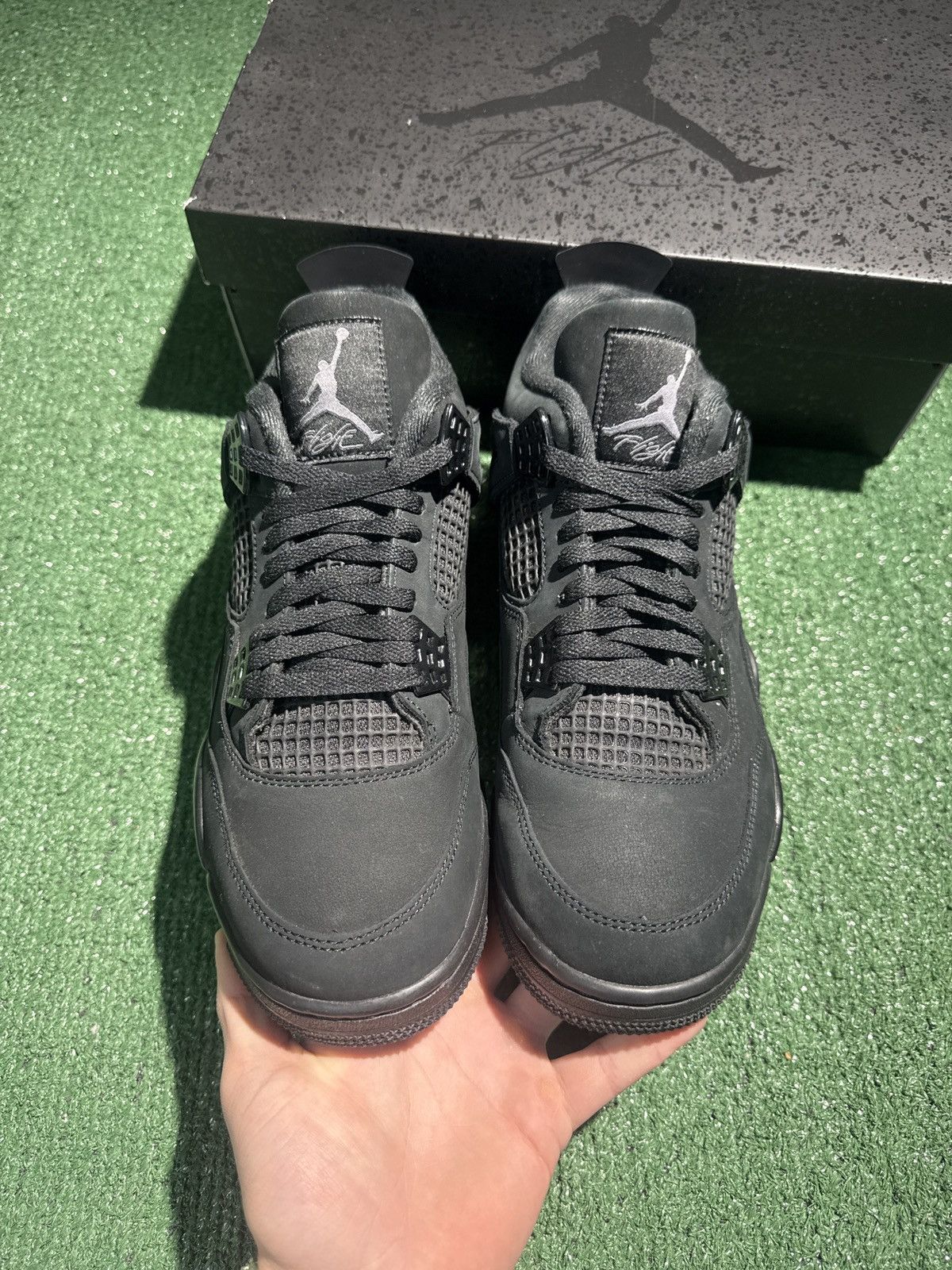 Jordan Brand Jordan 4 black cat 2025 Size US 10.5 / EU 43-44 - 2 Thumbnail