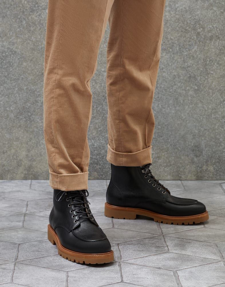 Brunello Cucinelli o1w1db10924 Boot in Black Size US 8 / EU 41 - 3 Thumbnail