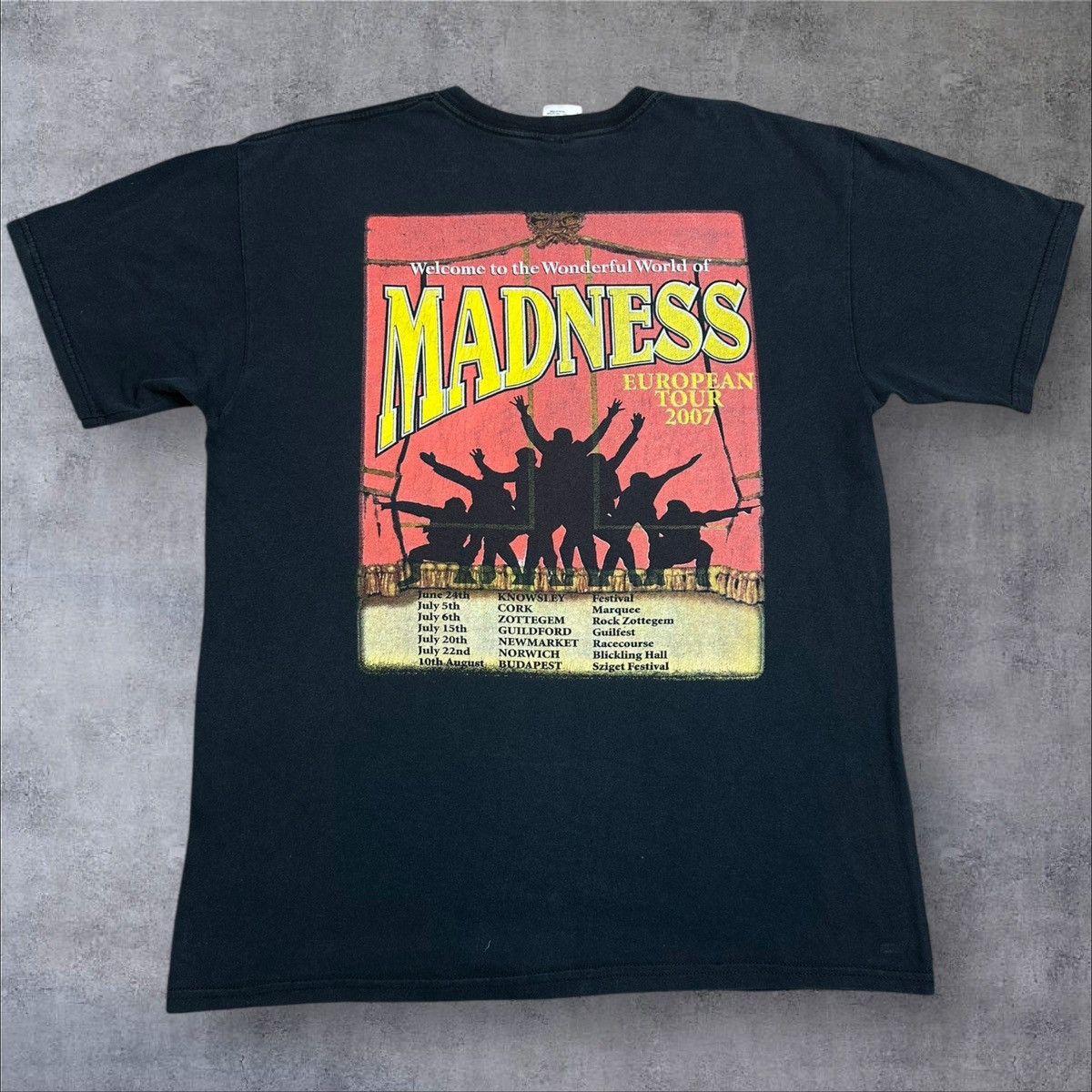 Band Tees × Madness × Vintage Vintage Madness European Tour 2007 Band Tour Tee T shirt Size US L / EU 52-54 / 3 - 4 Thumbnail