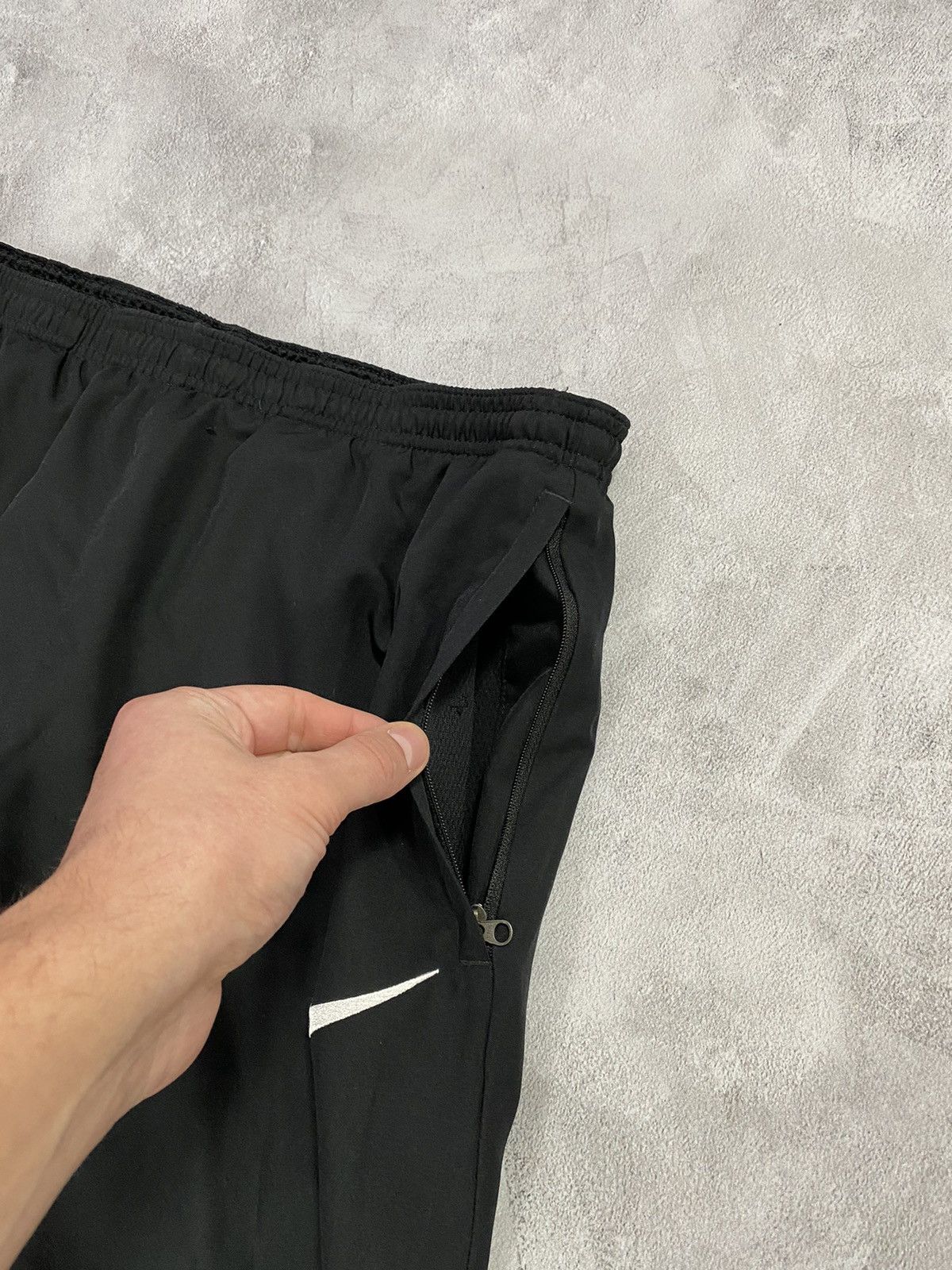 Nike 🌪️ Vintage Pants Nike Track Baggy Y2K Swoosh Size US 36 / EU 52 - 4 Thumbnail